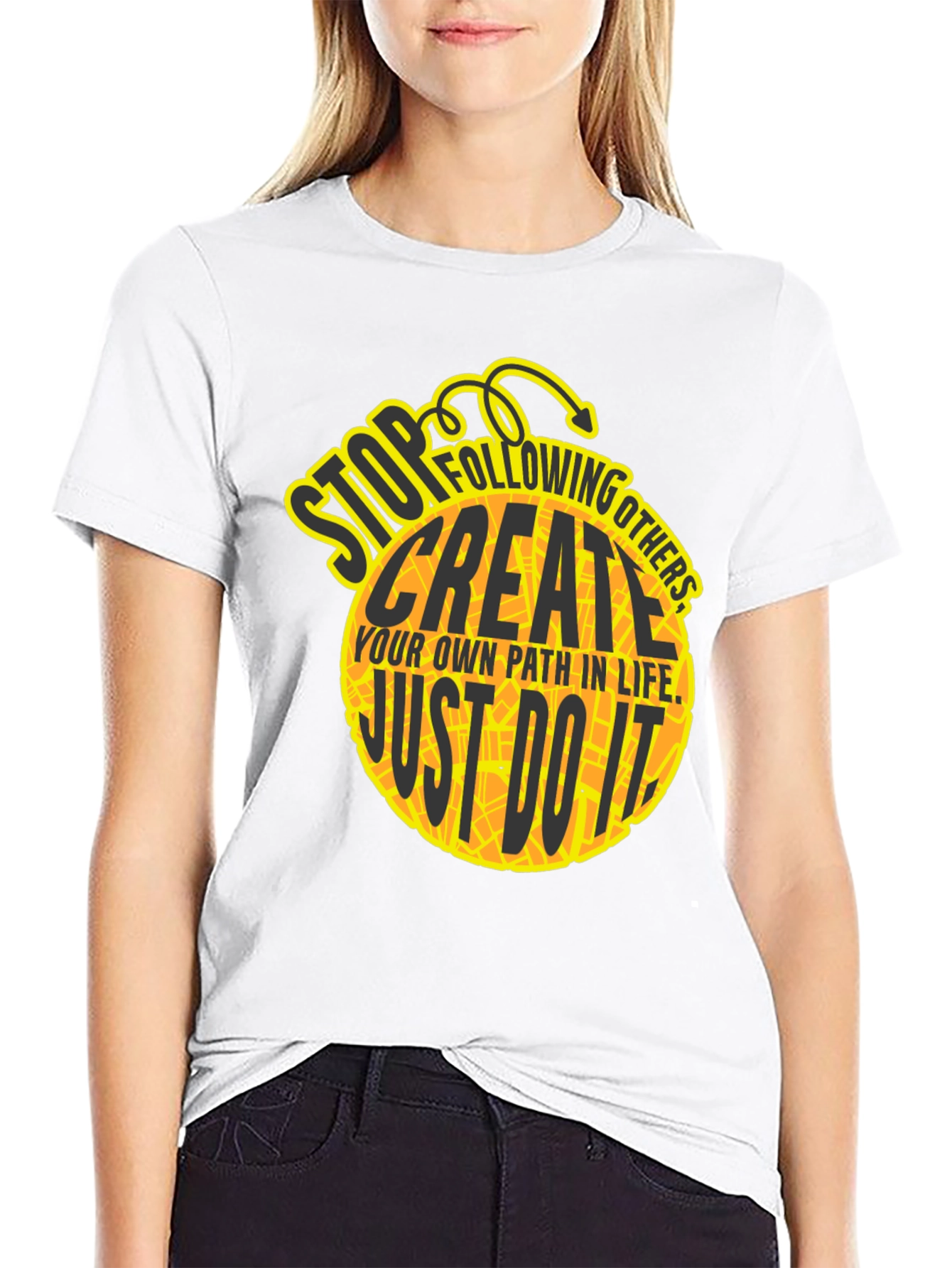 Motivational Graphic T-Shirt - Create Your Path