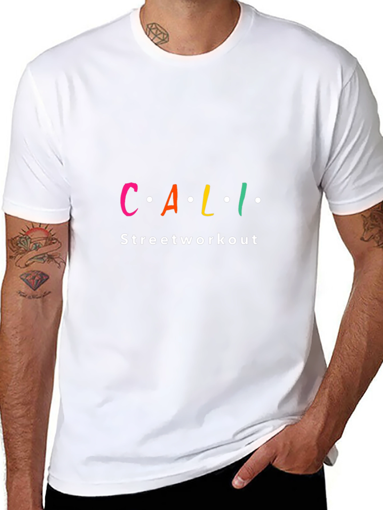 Cali Streetworkout Graphic Tee - Black
