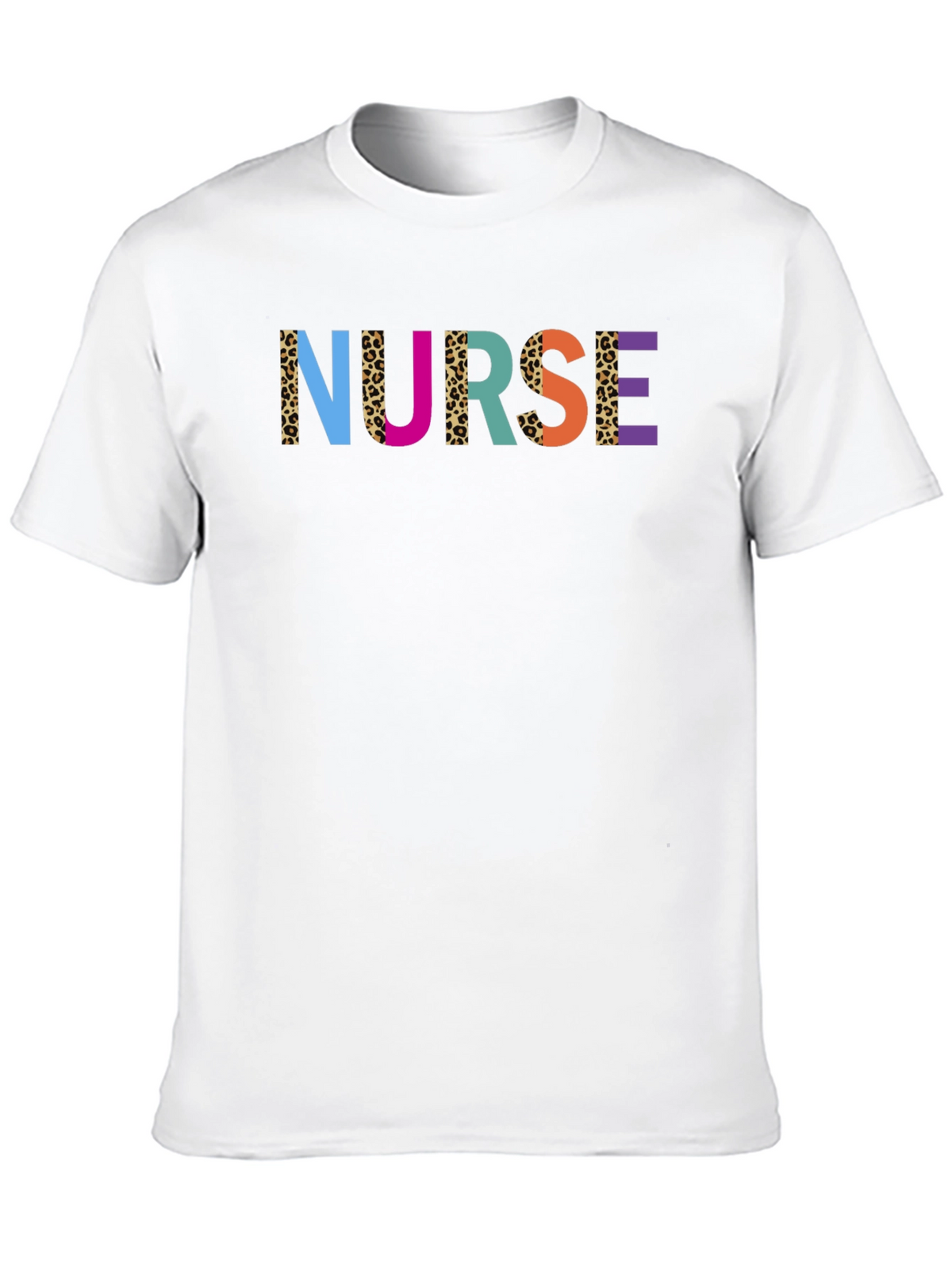 Colorful Nurse Graphic T-Shirt