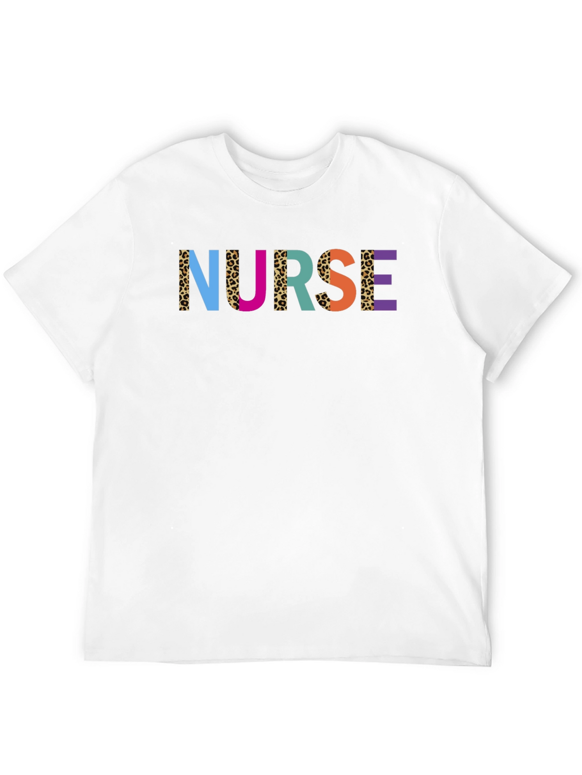 Colorful Nurse Graphic T-Shirt