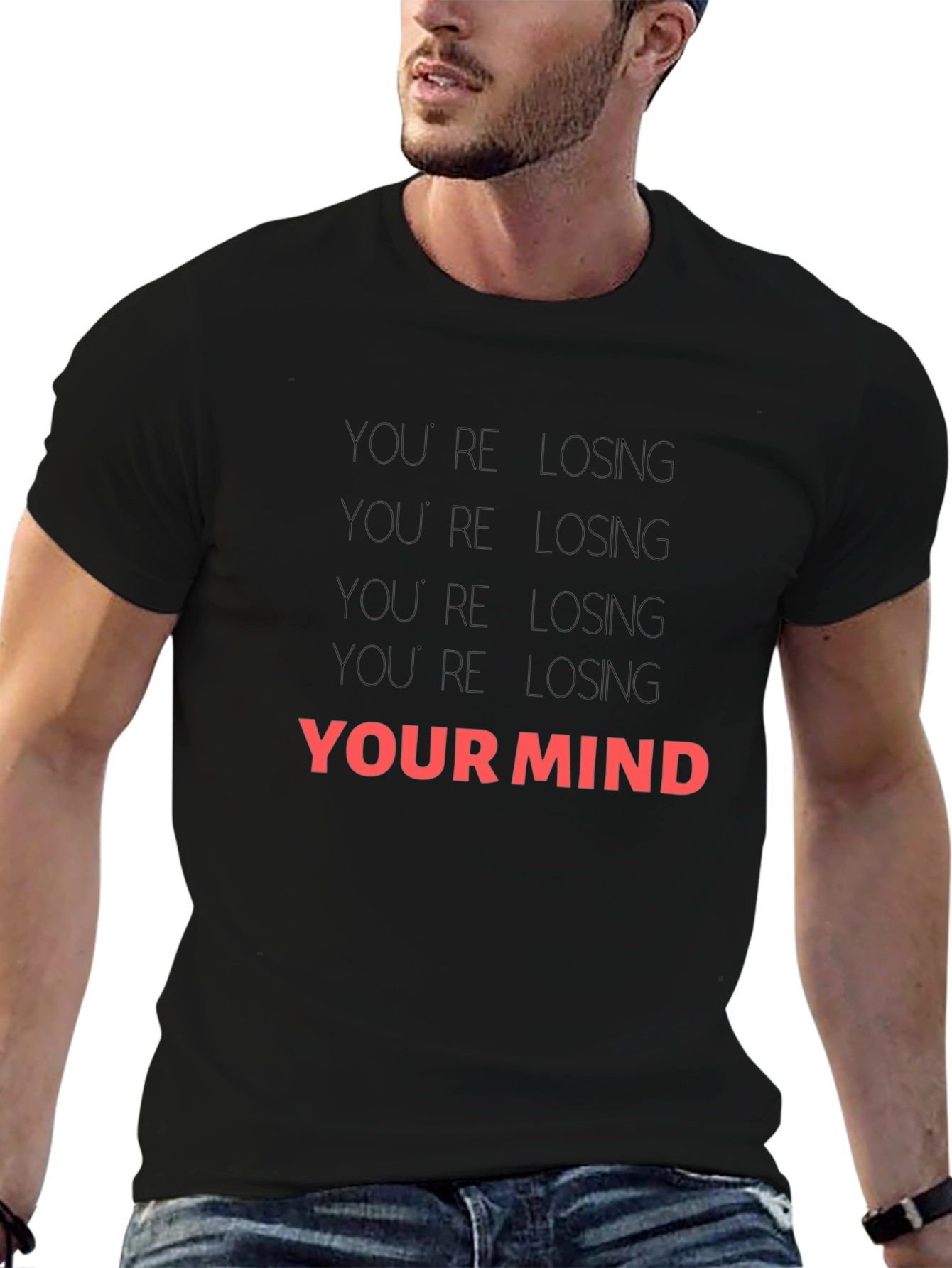 Losing Your Mind Graphic Print T-Shirt