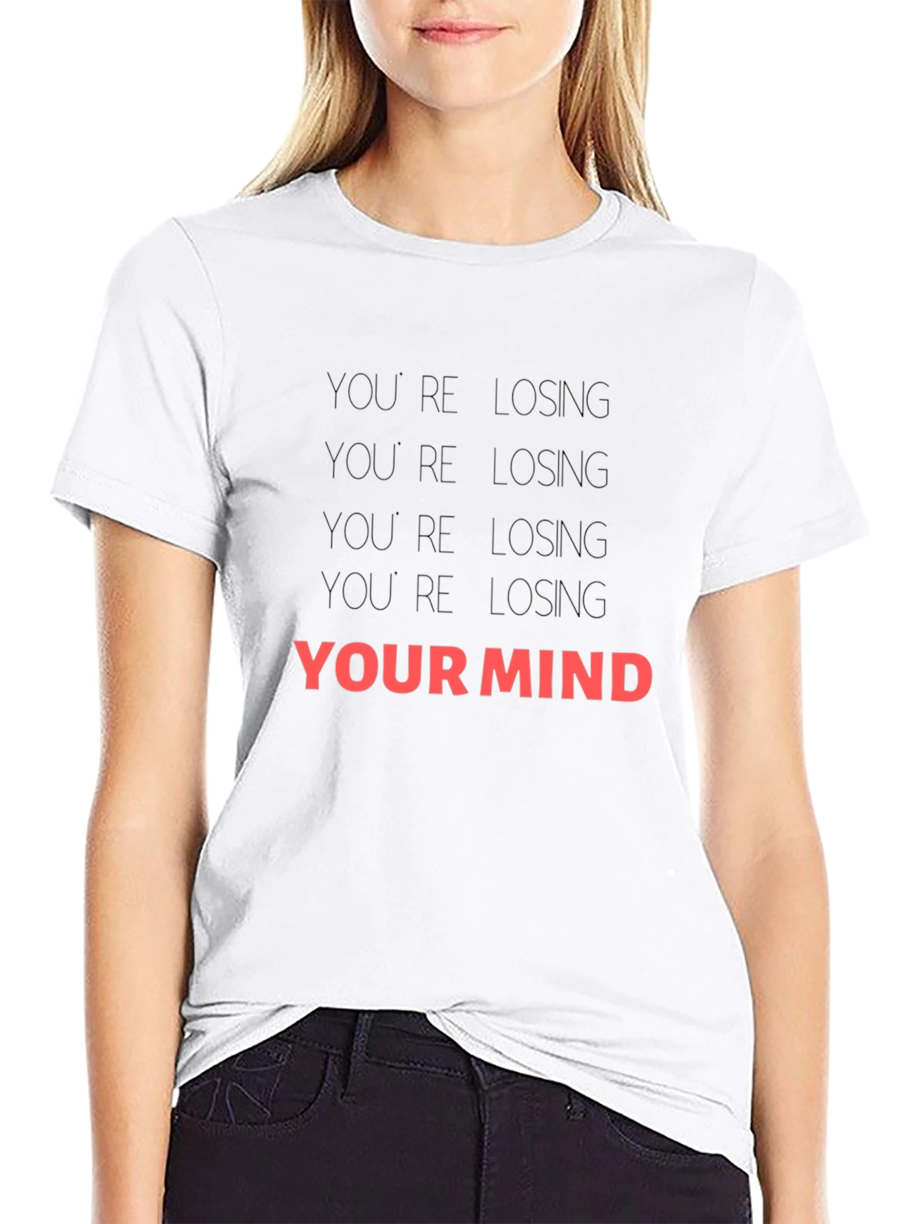 Losing Your Mind Graphic Print T-Shirt