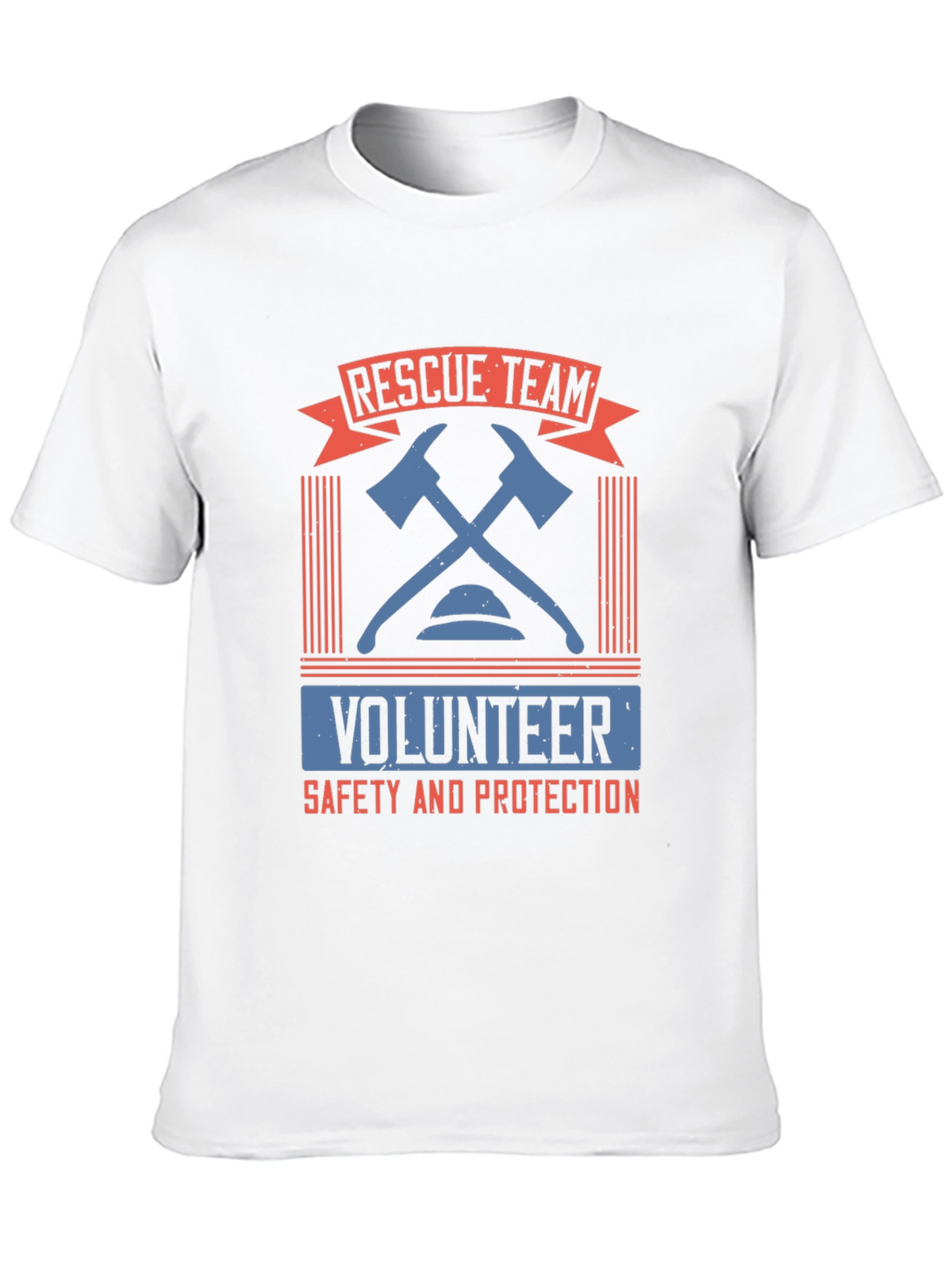 Rescue Team Volunteer Graphic T-Shirt