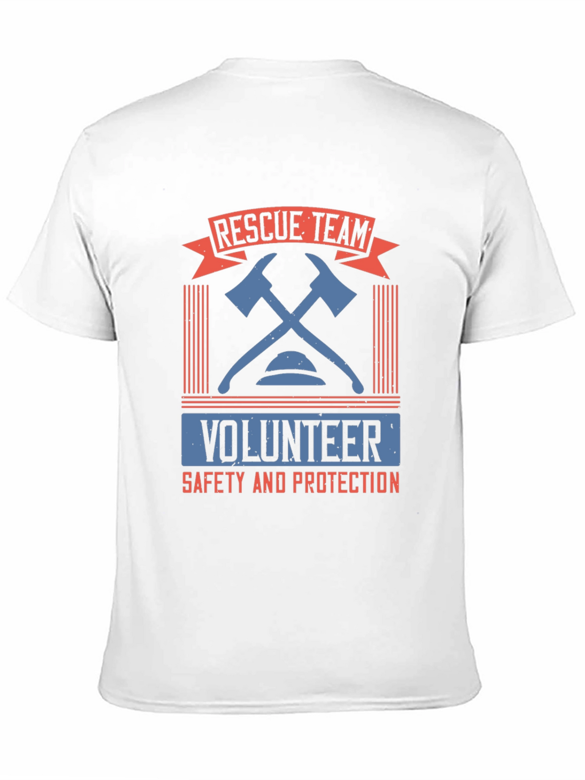 Rescue Team Volunteer Graphic T-Shirt