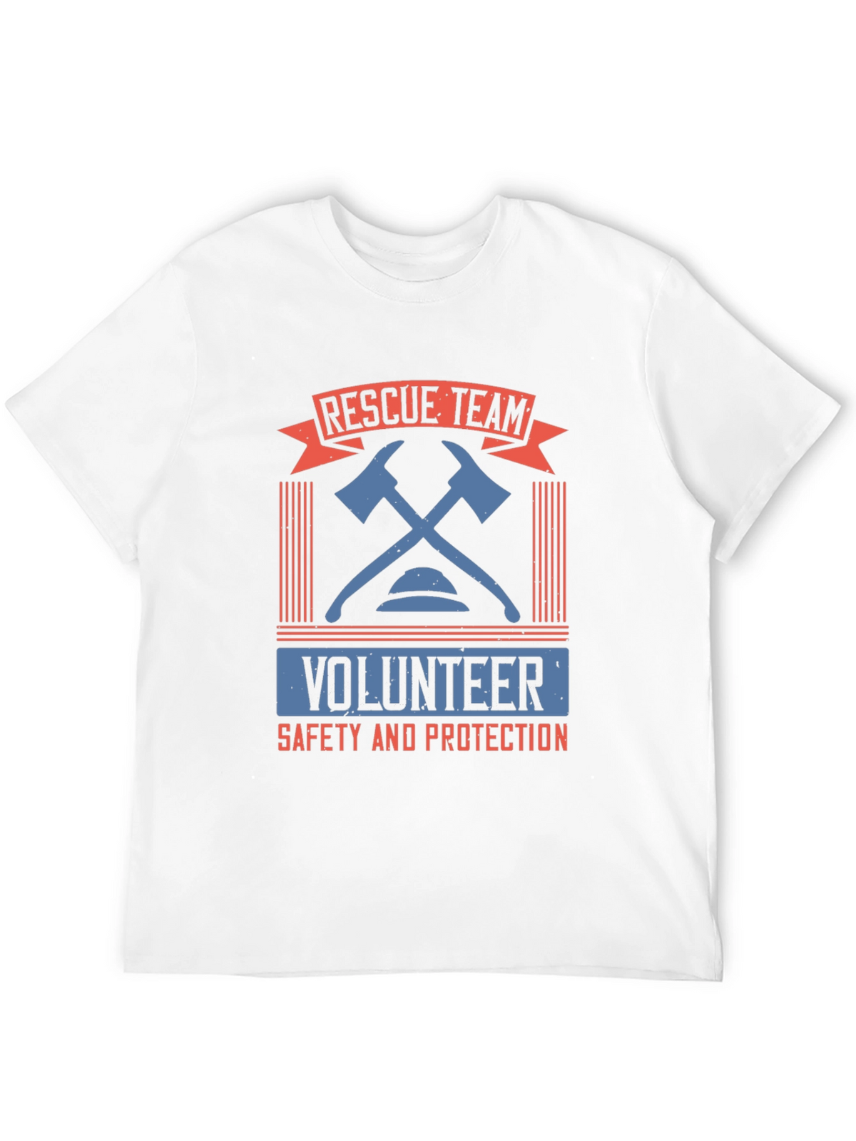 Rescue Team Volunteer Graphic T-Shirt