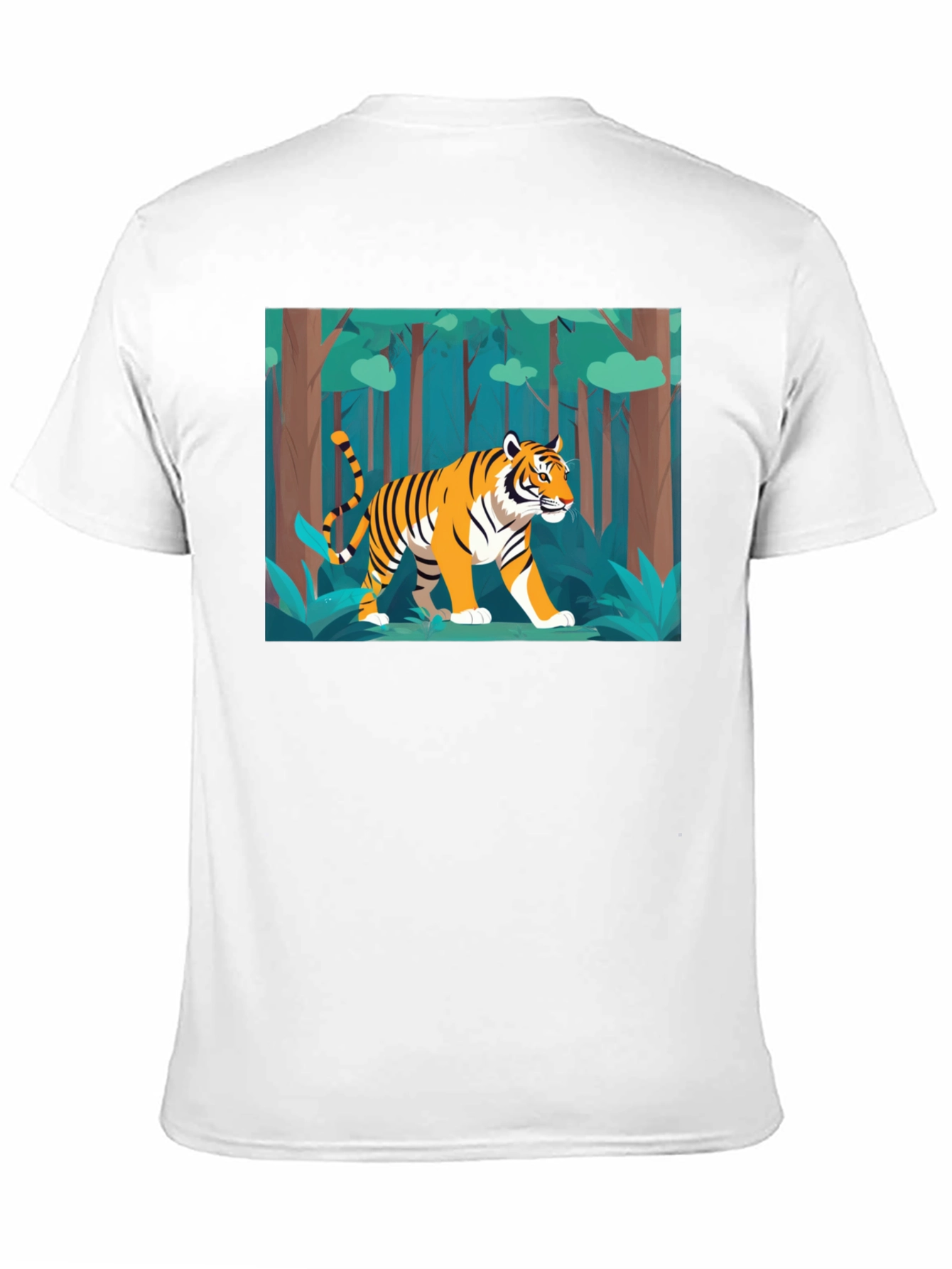 Tiger Graphic Black T-Shirt