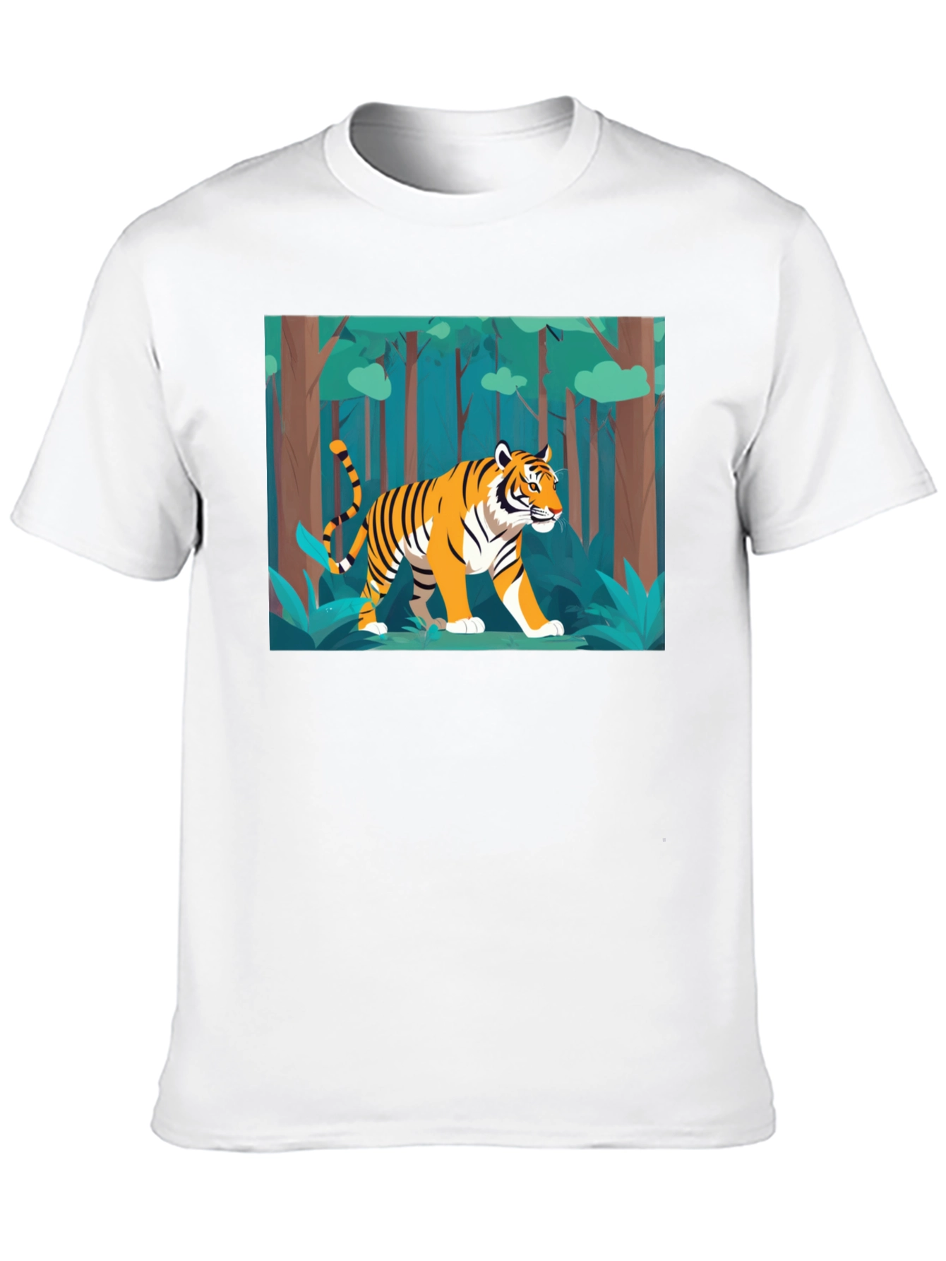 Tiger Graphic Black T-Shirt