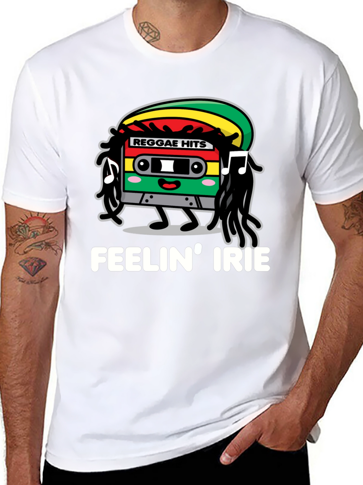 Feelin Irie Reggae Cassette T-Shirt