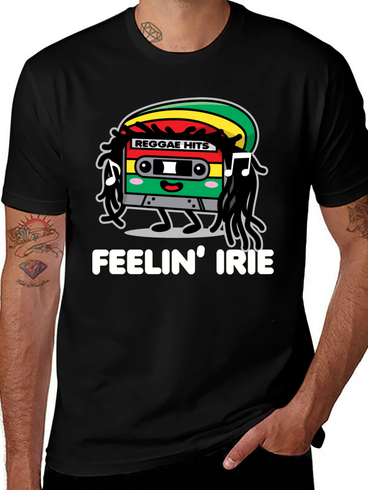 Feelin Irie Reggae Cassette T-Shirt