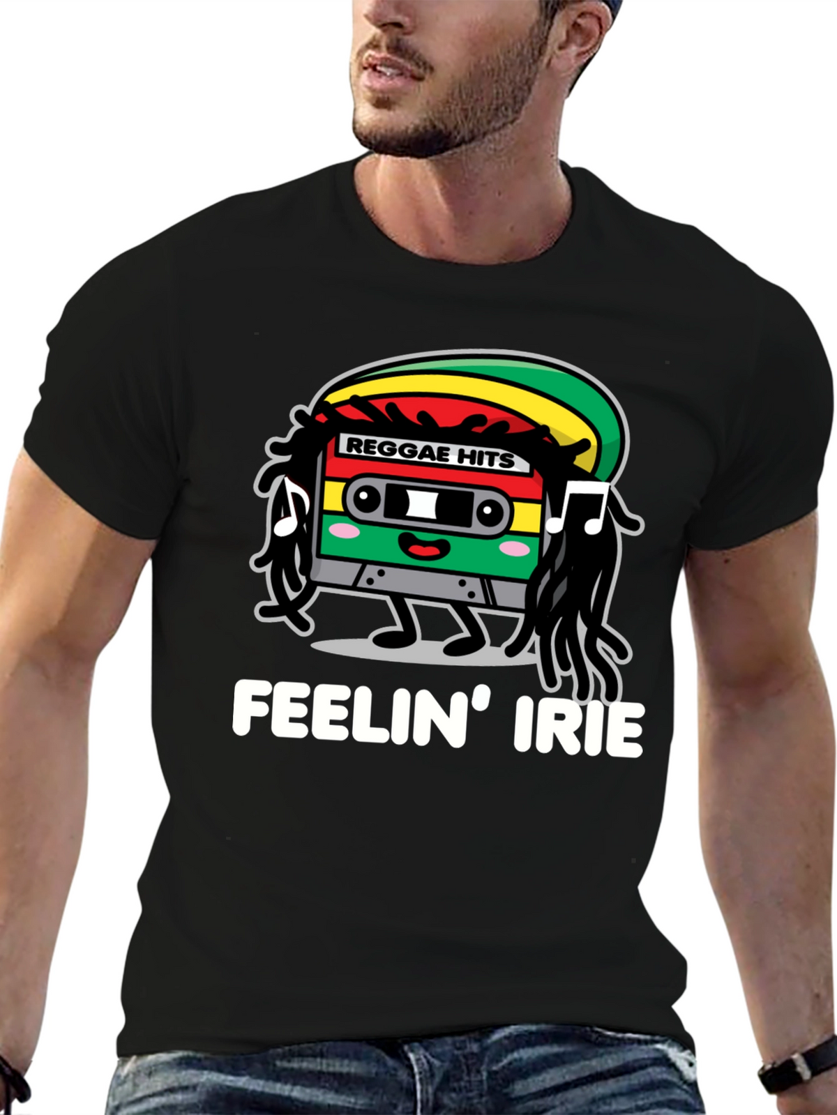 Feelin Irie Reggae Cassette T-Shirt