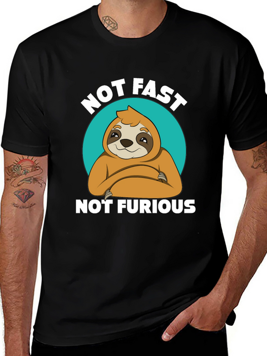 Not Fast Not Furious Sloth T-Shirt