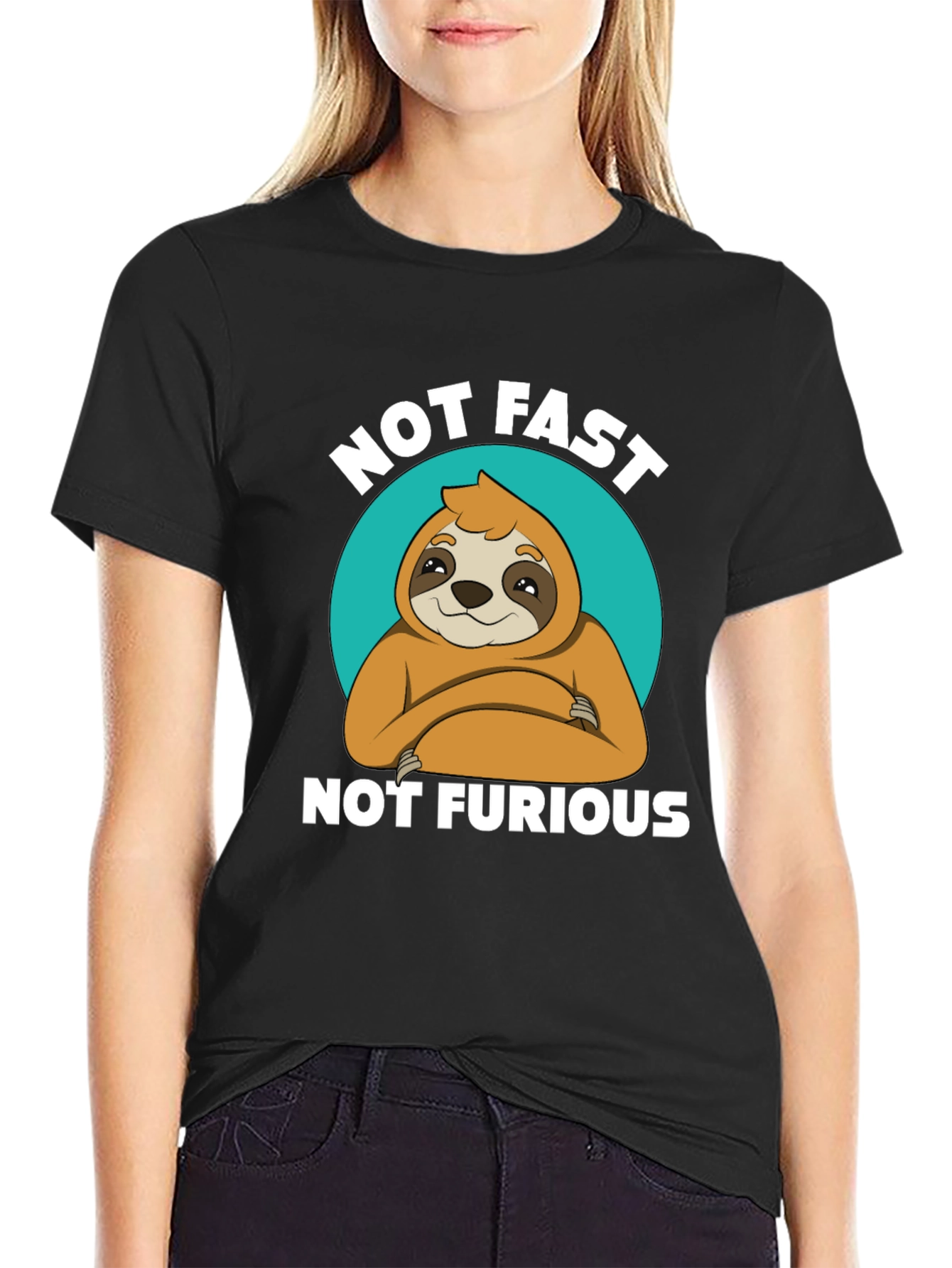Not Fast Not Furious Sloth T-Shirt