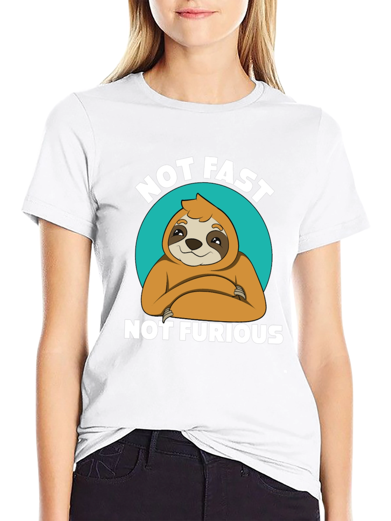 Not Fast Not Furious Sloth T-Shirt