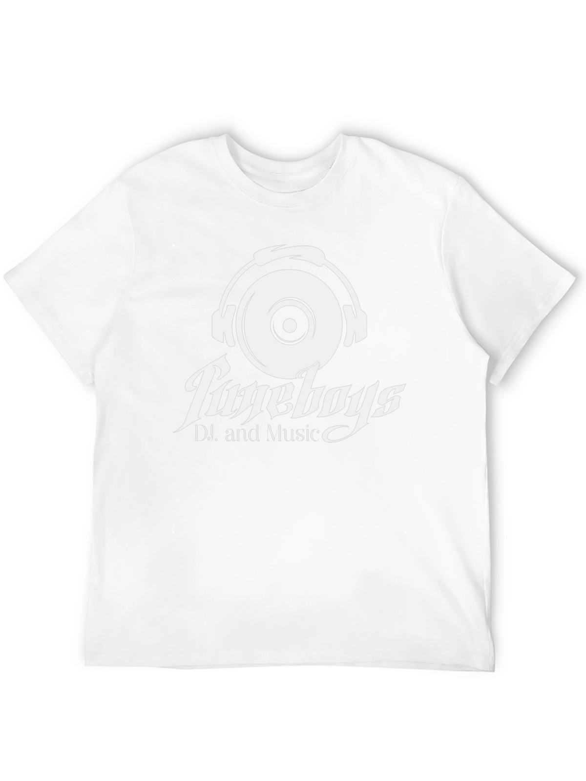 TuneBoys DJ and Music Black Graphic Tee