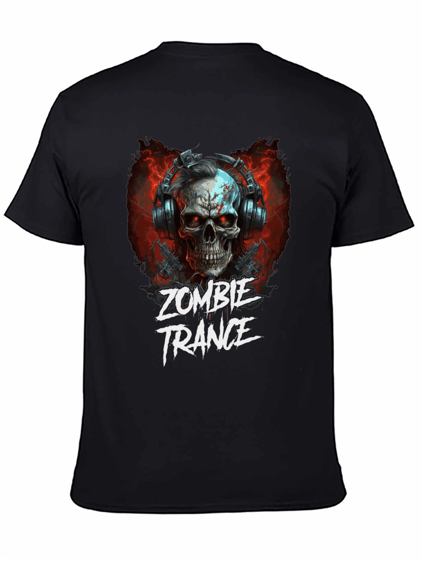 Zombie Trance Graphic T-Shirt - Dark Humor Tee