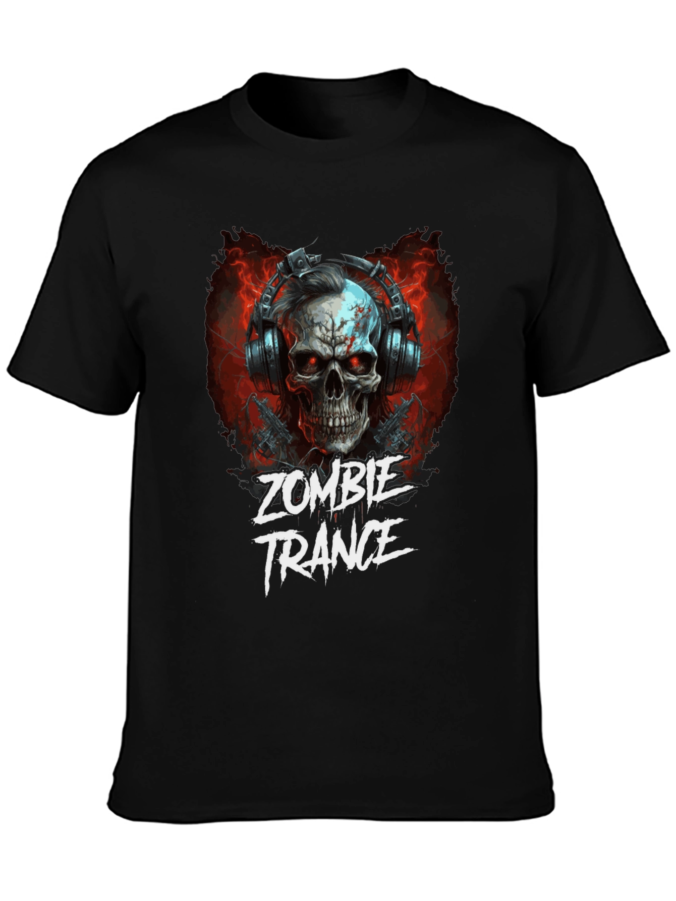 Zombie Trance Graphic T-Shirt - Dark Humor Tee