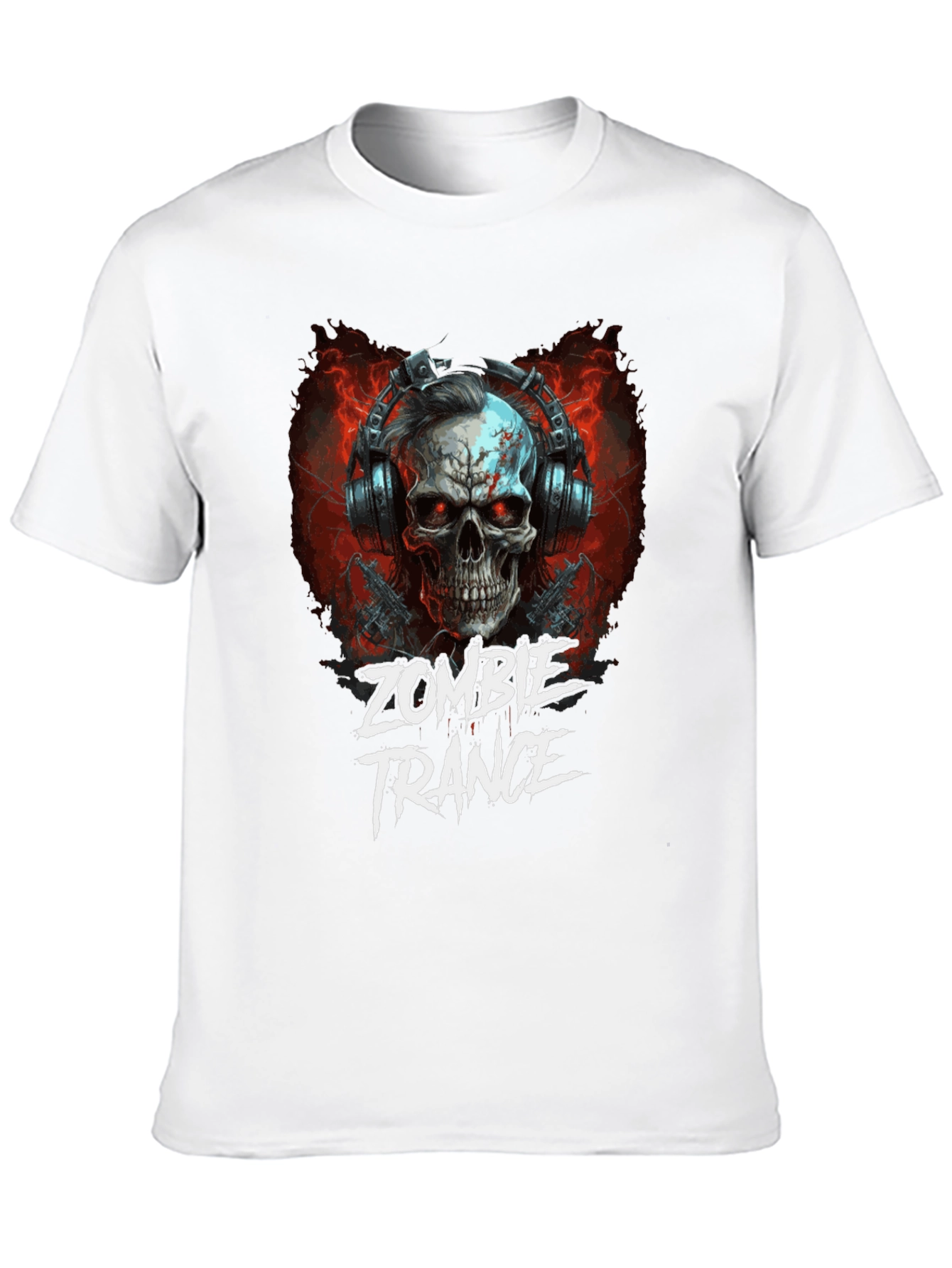 Zombie Trance Graphic T-Shirt - Dark Humor Tee
