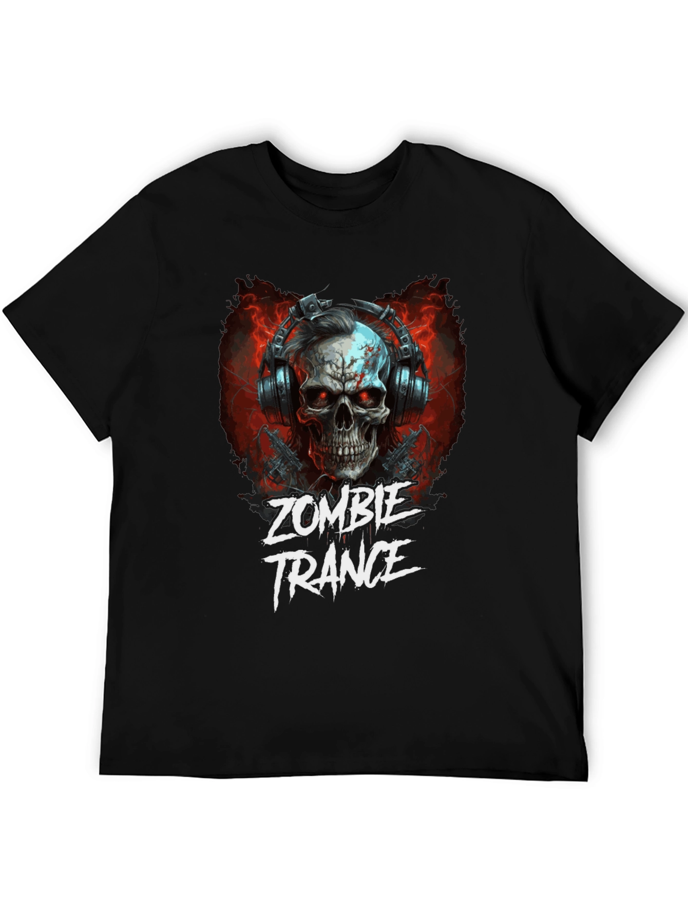 Zombie Trance Graphic T-Shirt - Dark Humor Tee