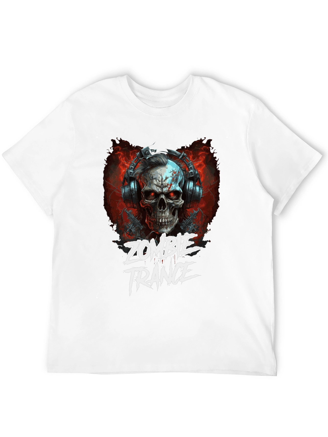 Zombie Trance Graphic T-Shirt - Dark Humor Tee