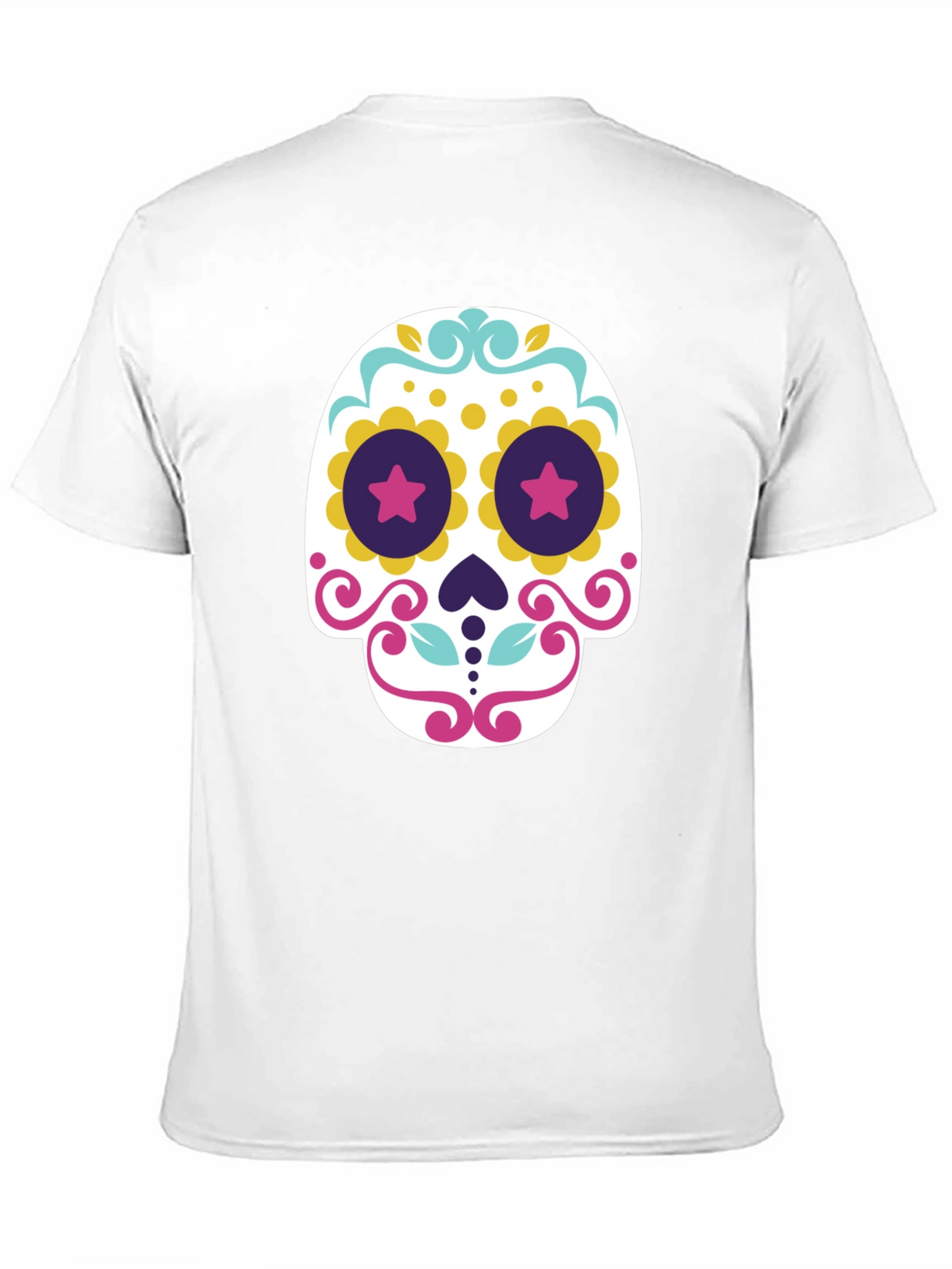Day of the Dead Sugar Skull T-Shirt - Black