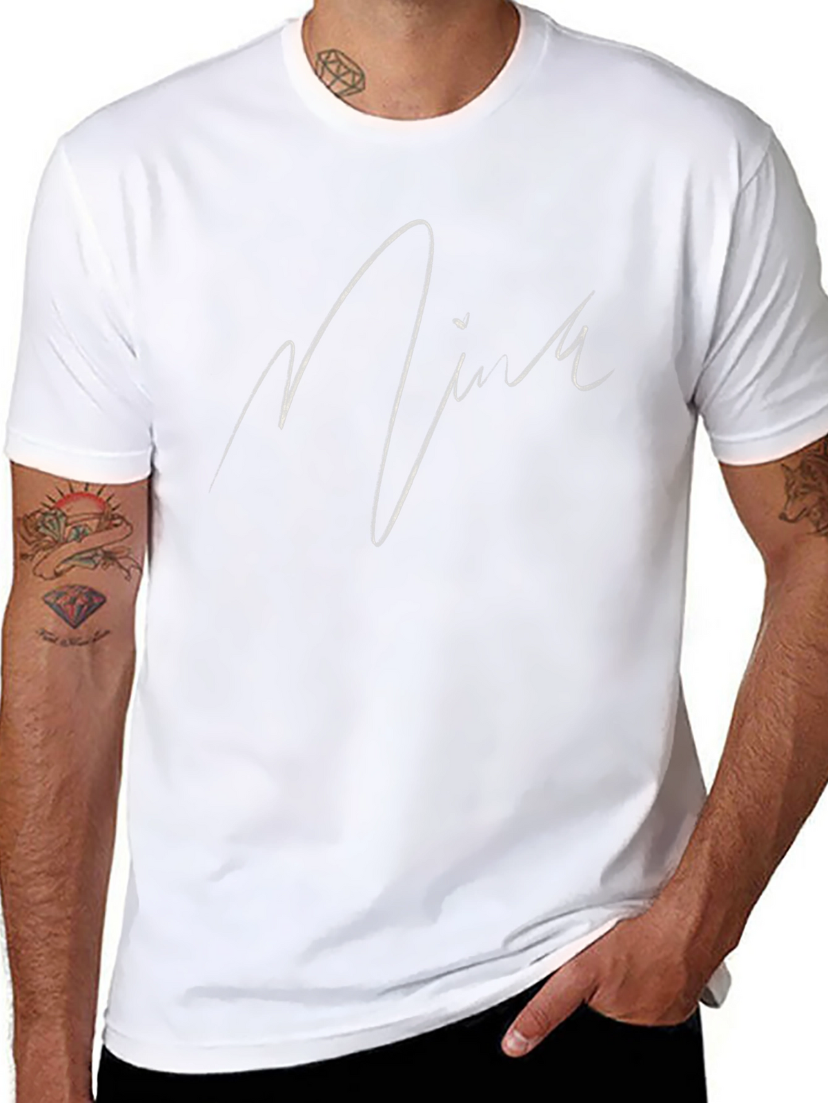 Mina Signature Black T-Shirt - Stylish and Comfortable