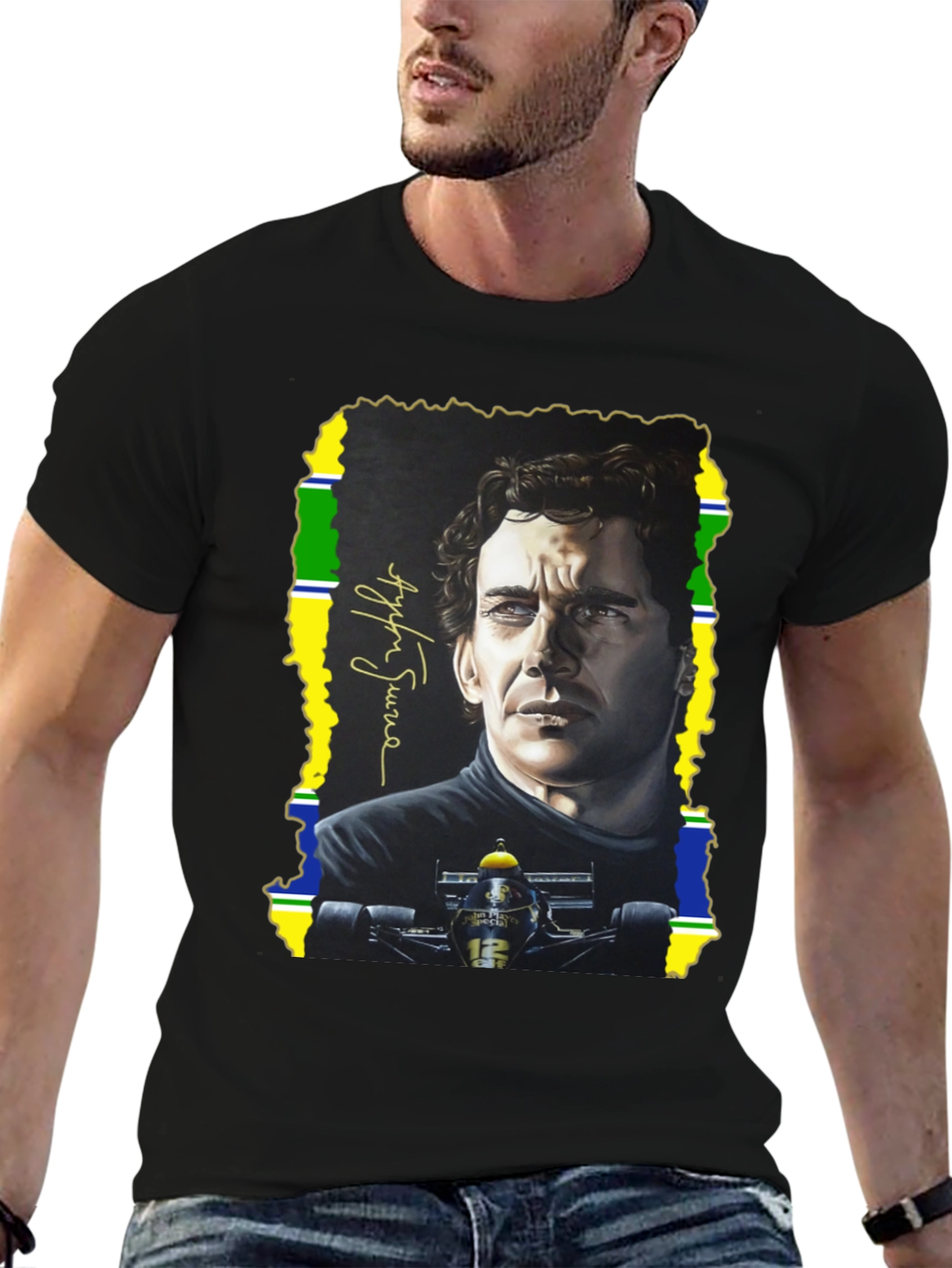 Ayrton Senna T-Shirt - Formula 1 Legend