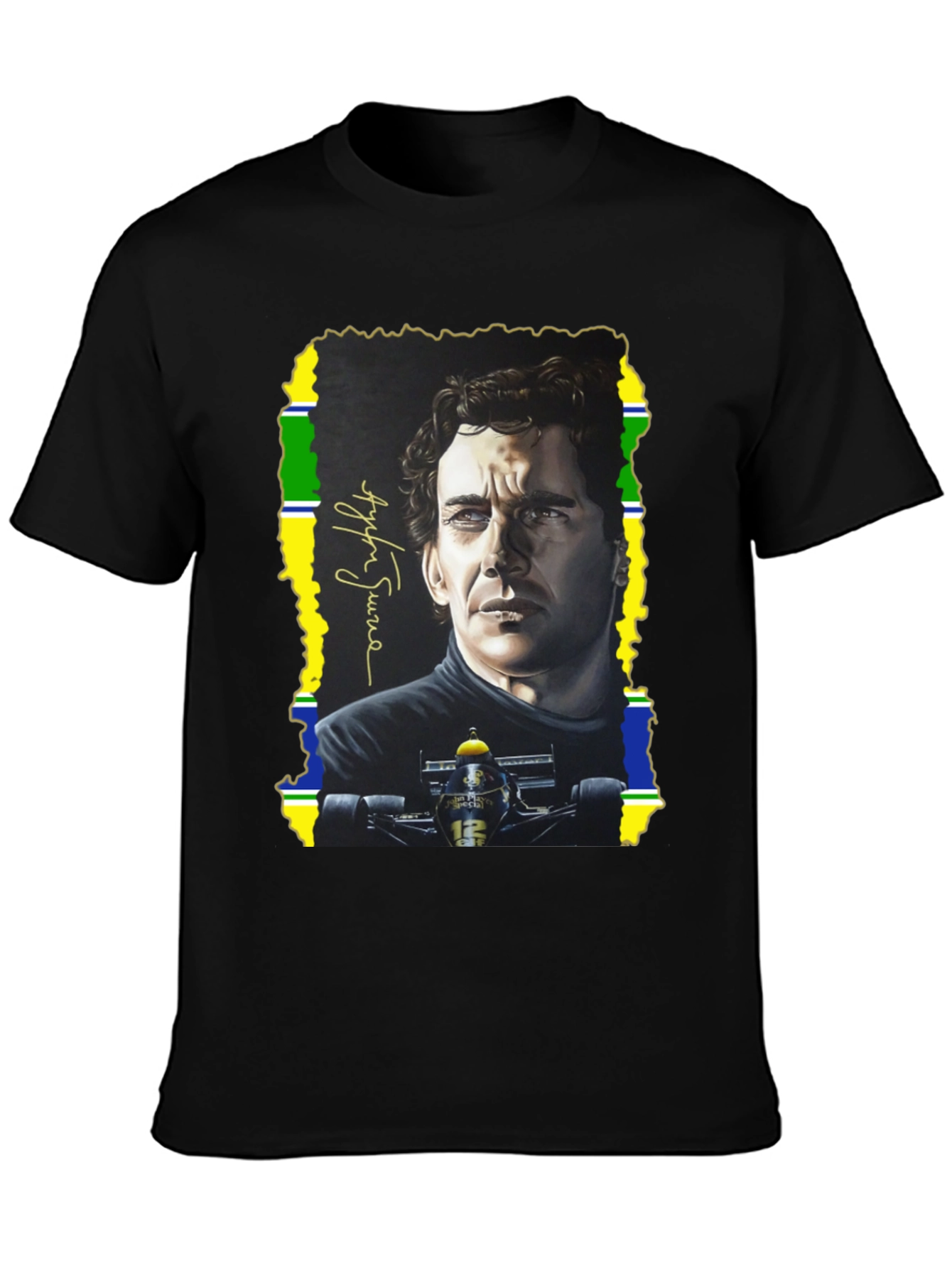Ayrton Senna T-Shirt - Formula 1 Legend