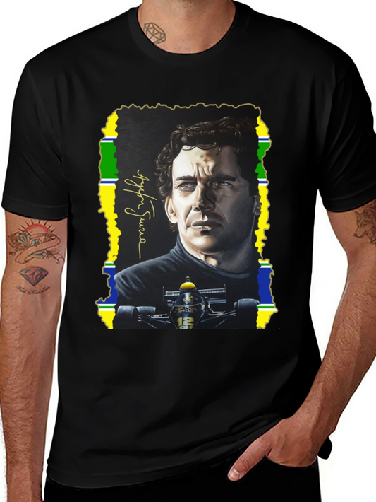 Ayrton Senna T-Shirt - Formula 1 Legend