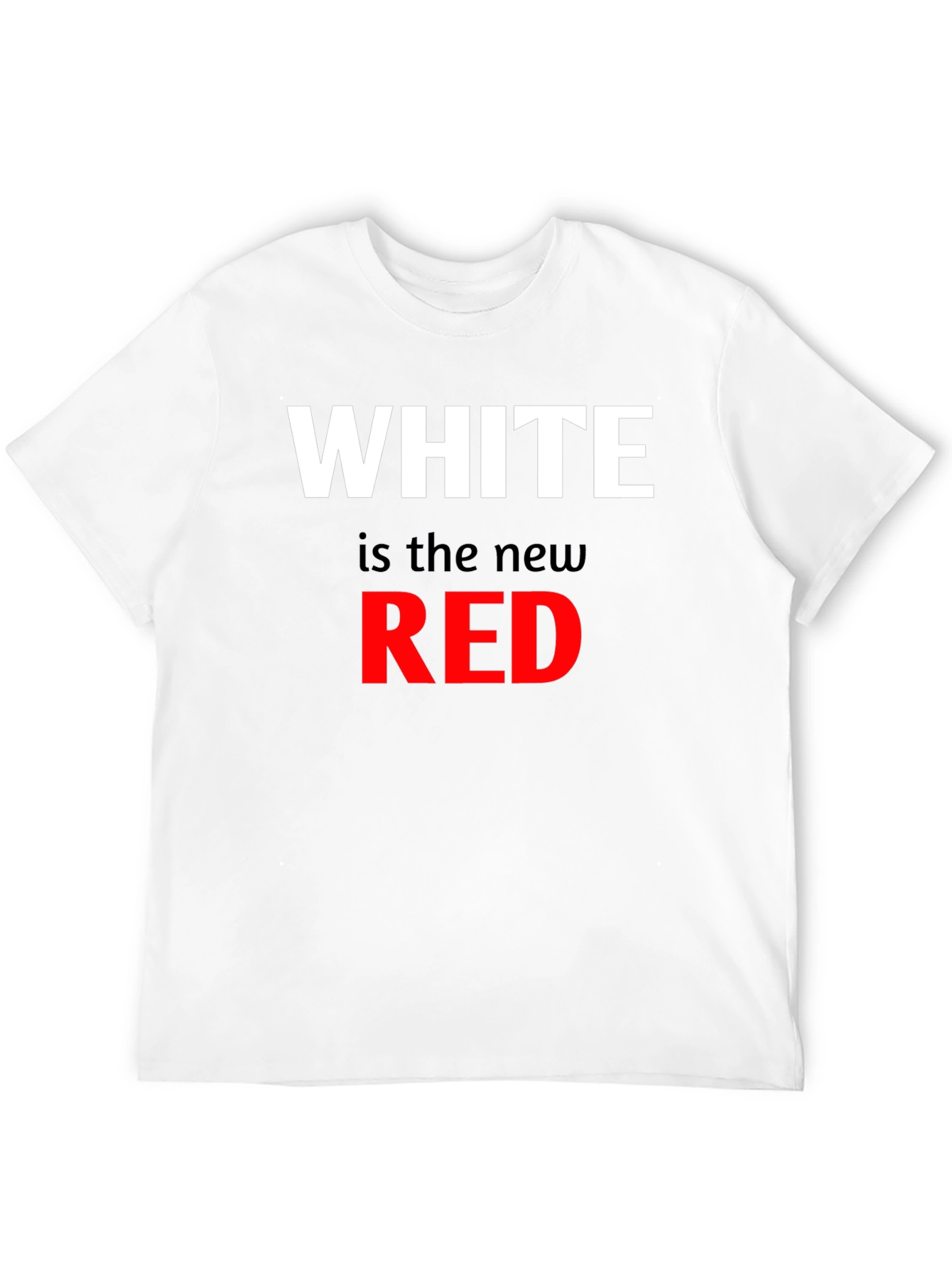 White is the New Red Graphic Tee