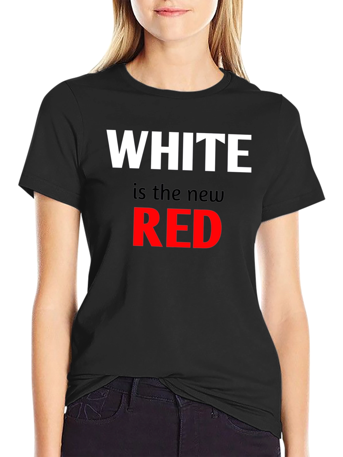 White is the New Red Graphic Tee