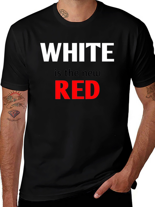 White is the New Red Graphic Tee
