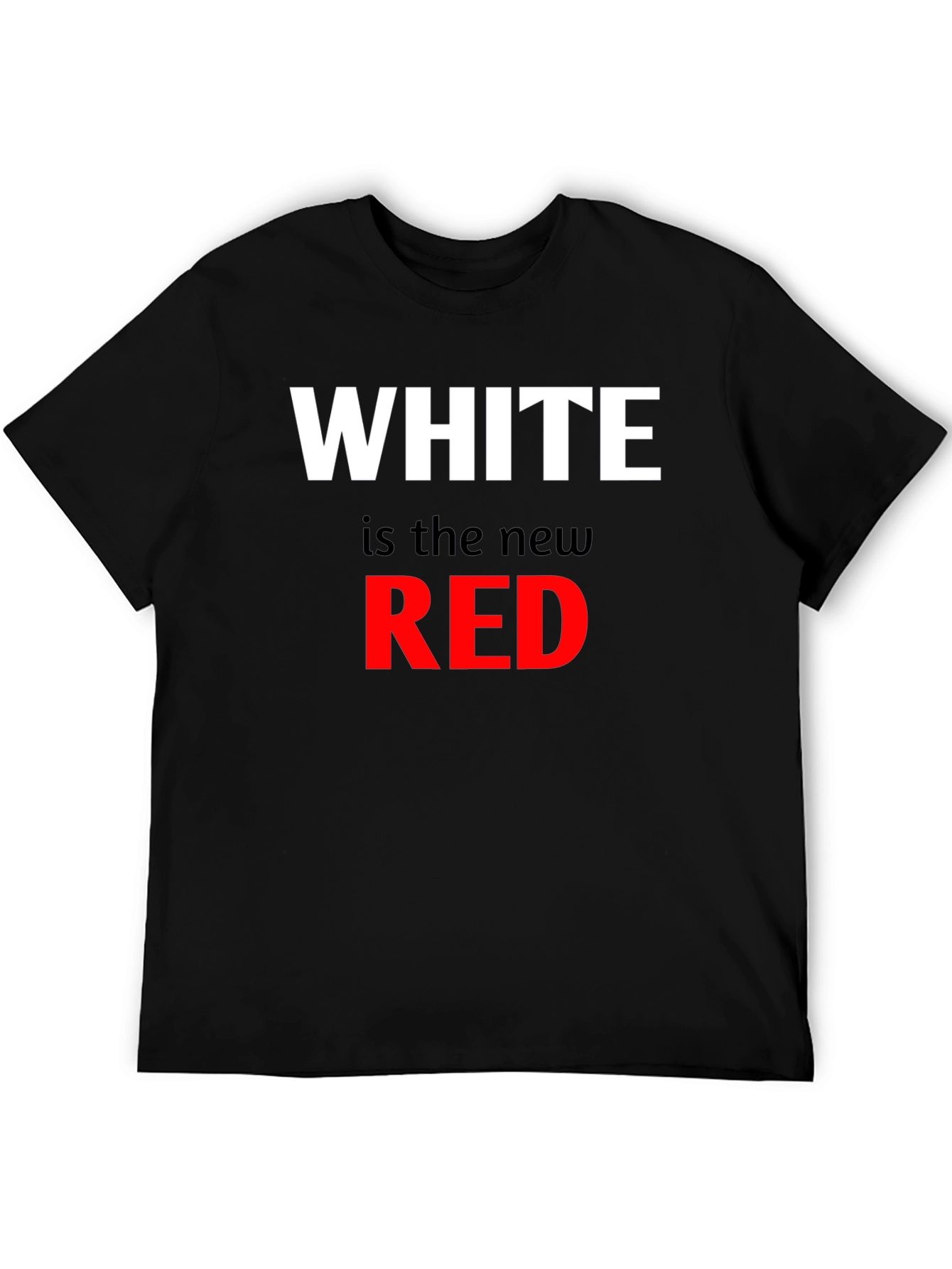 White is the New Red Graphic Tee