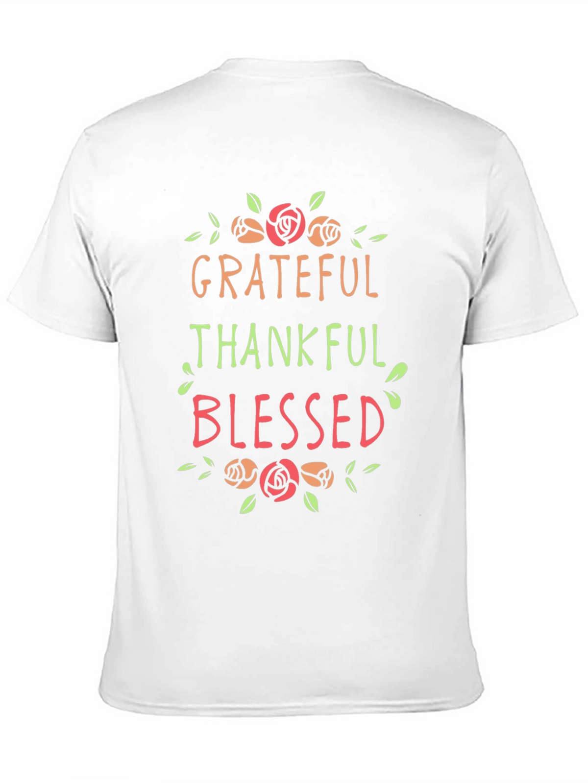 Grateful Thankful Blessed Graphic T-Shirt
