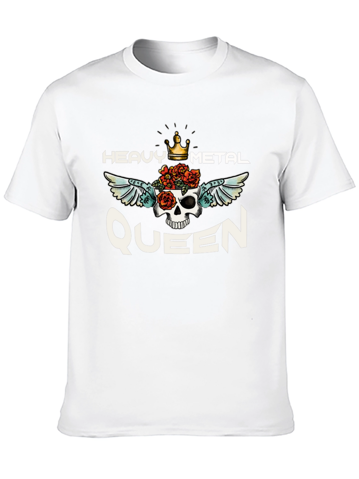 Heavy Metal Queen Graphic Tee - Black Unisex T-Shirt