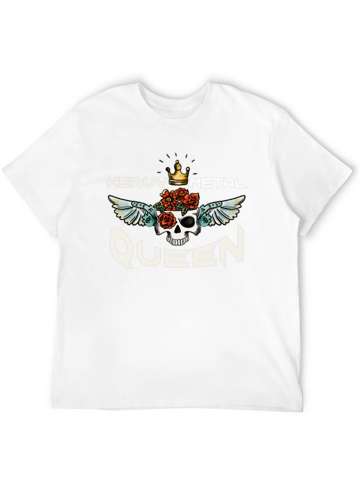 Heavy Metal Queen Graphic Tee - Black Unisex T-Shirt