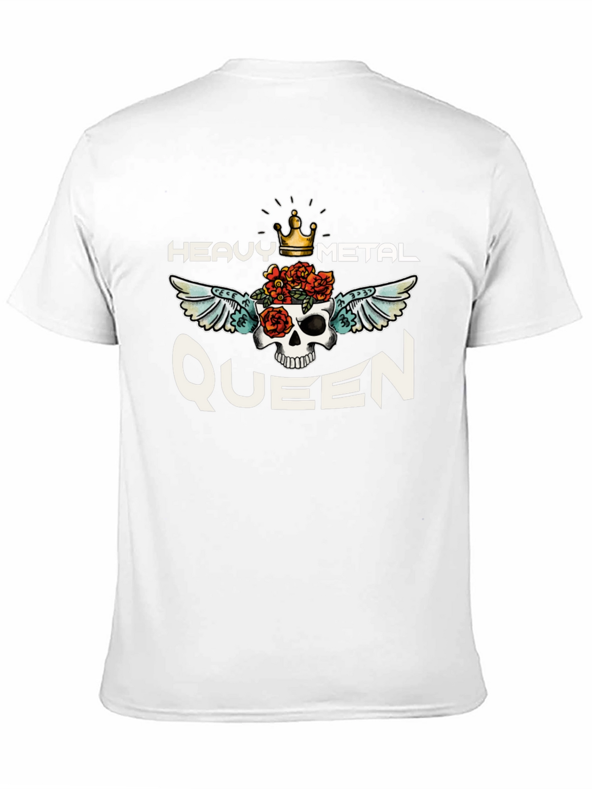 Heavy Metal Queen Graphic Tee - Black Unisex T-Shirt