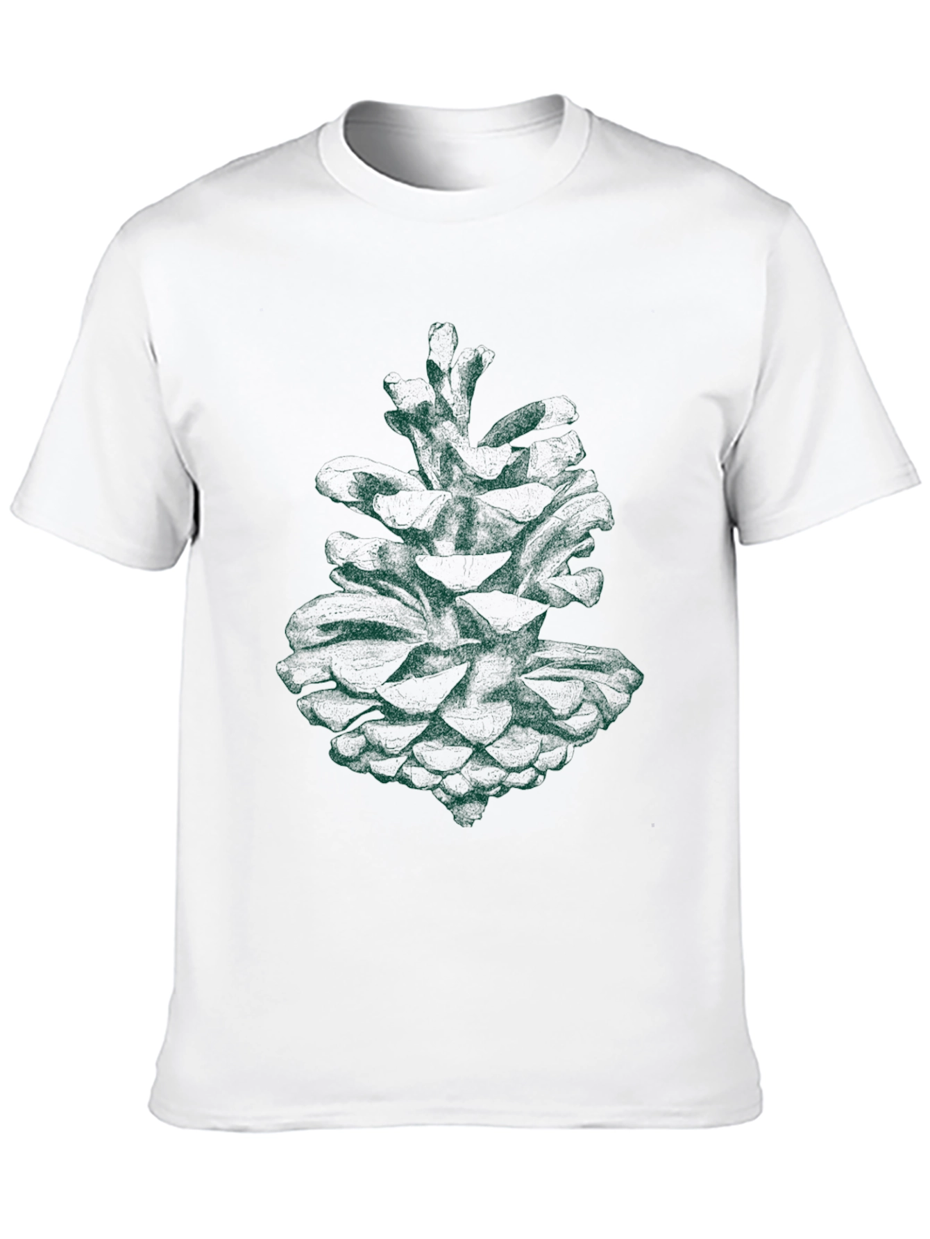 Pine Cone Graphic T-Shirt - Nature Inspired Tee