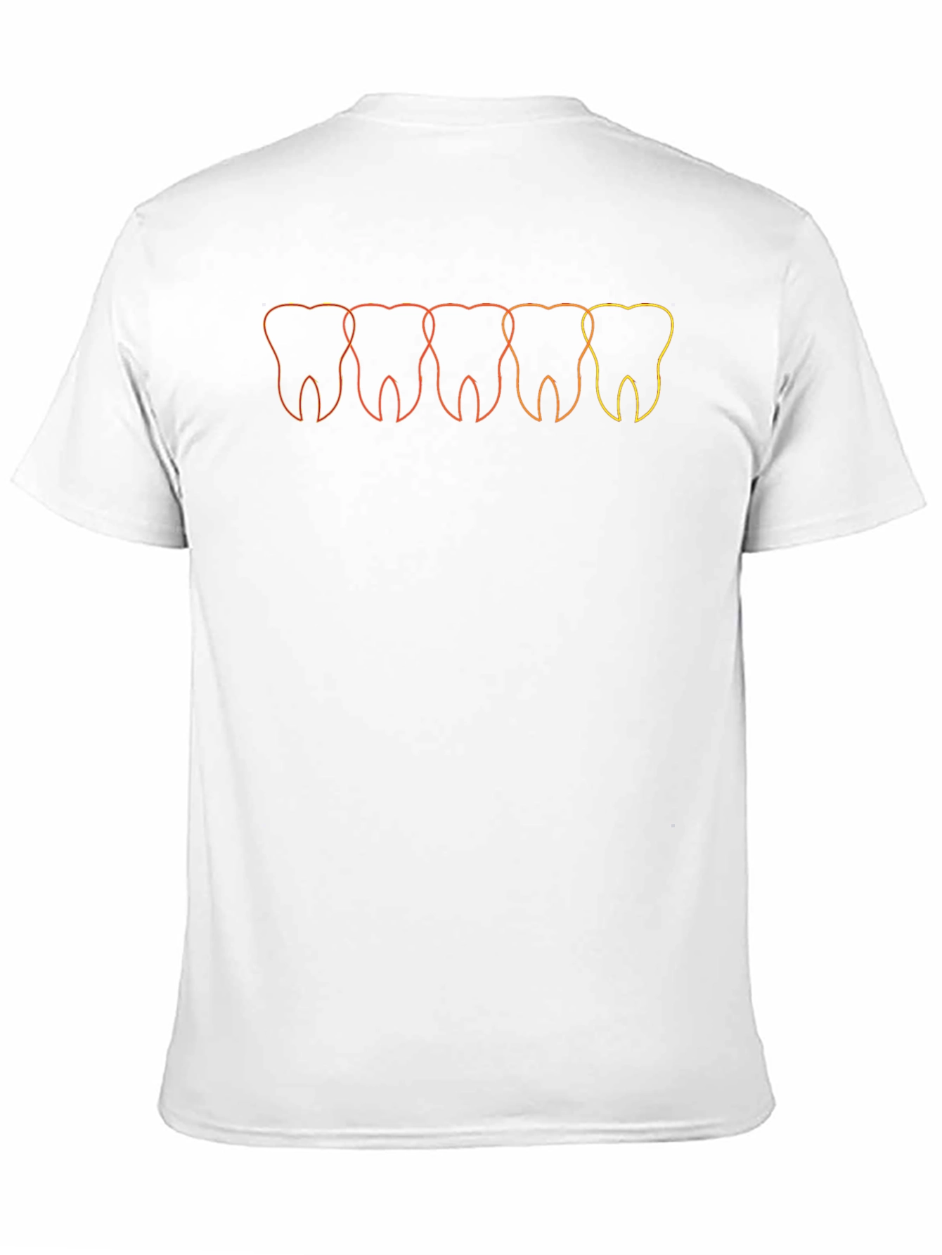 Dental Line Art Black T-Shirt