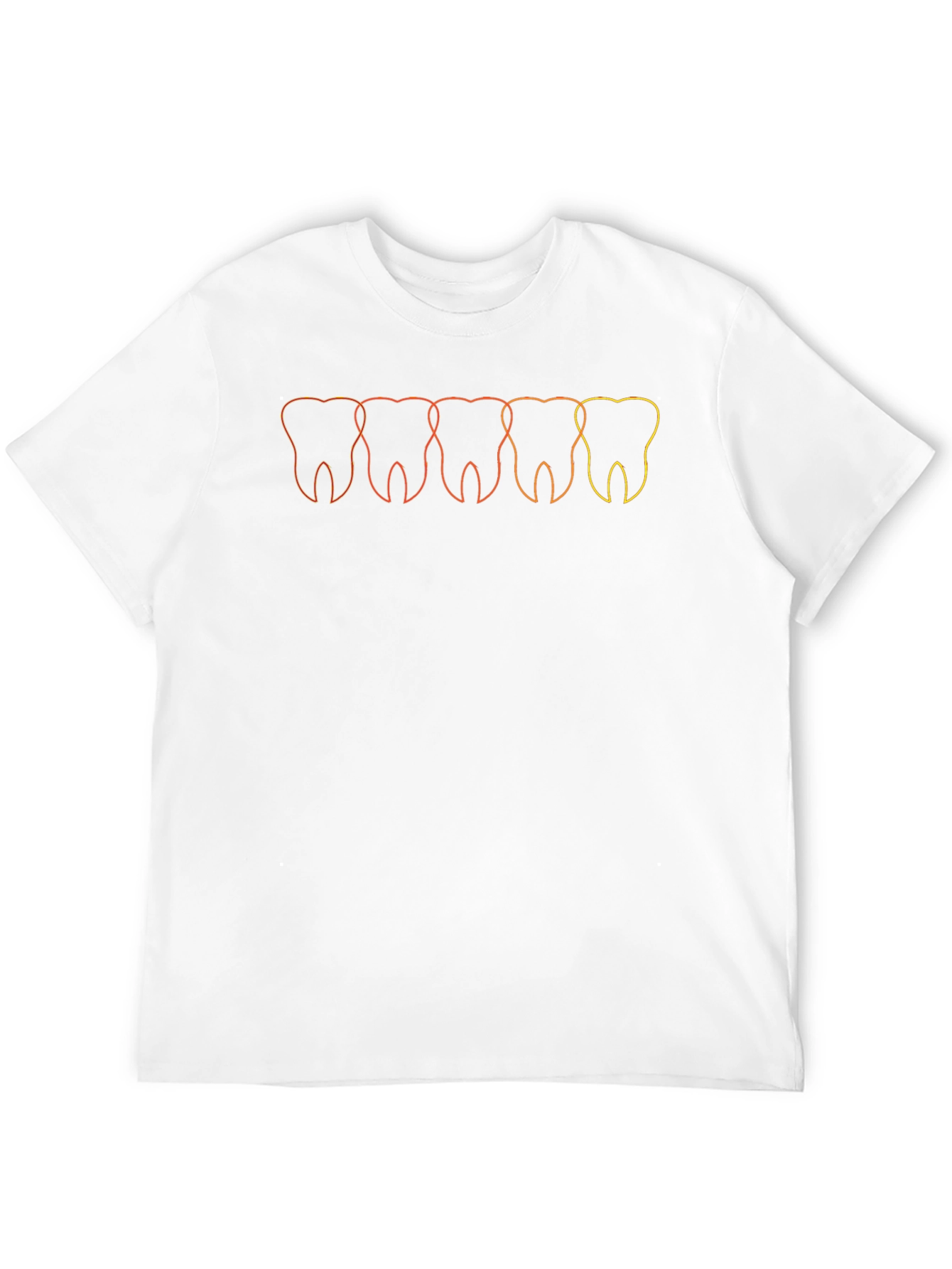 Dental Line Art Black T-Shirt