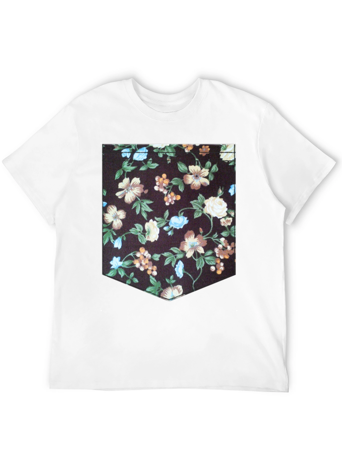 Floral Pocket Print T-Shirt