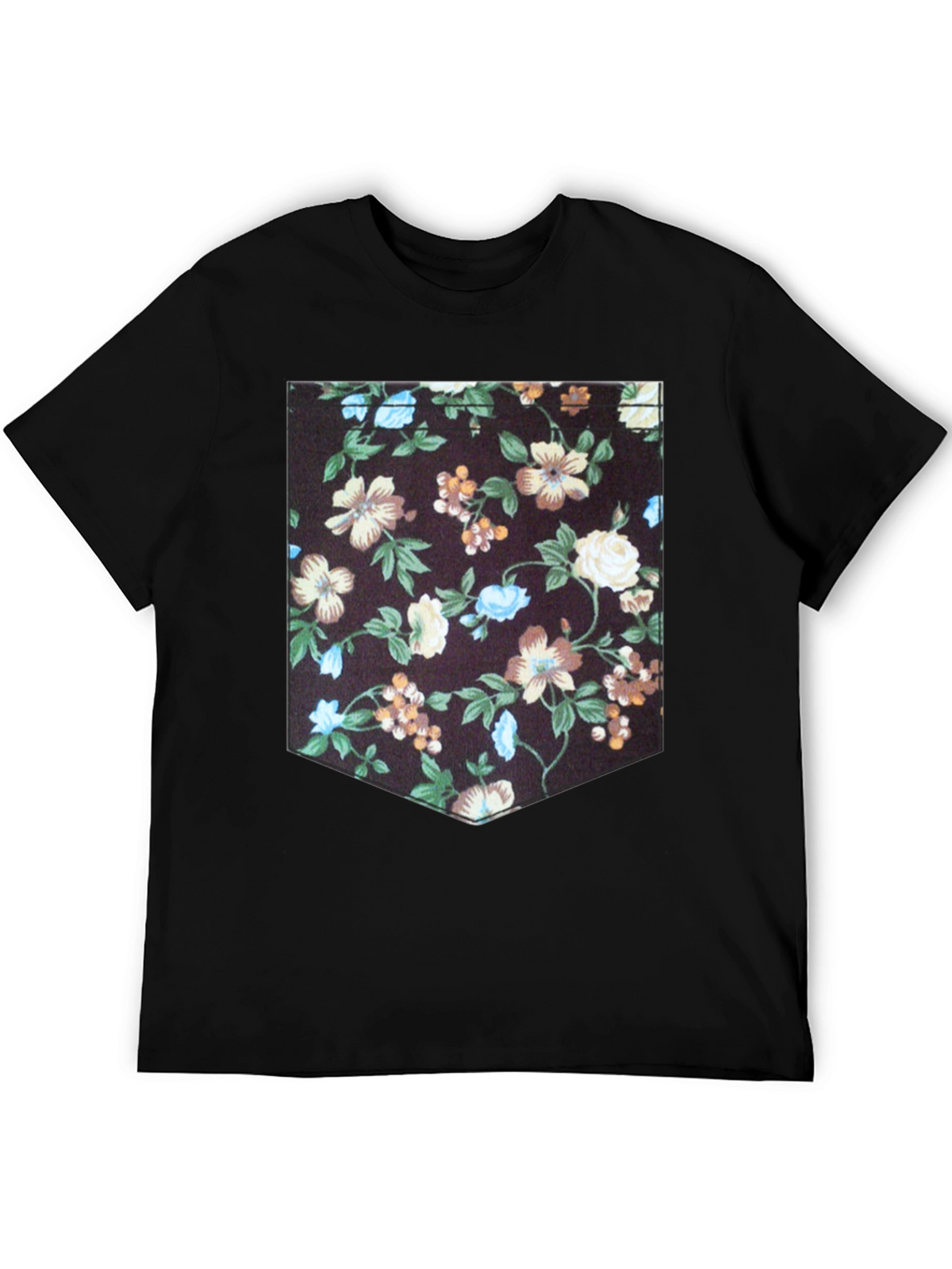 Floral Pocket Print T-Shirt