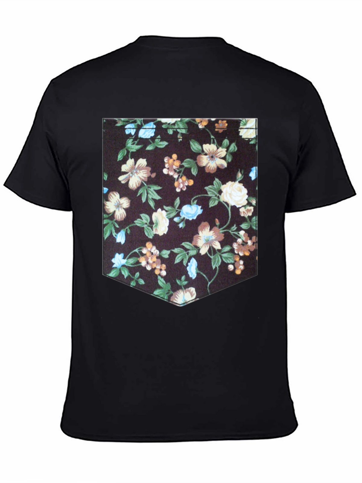 Floral Pocket Print T-Shirt
