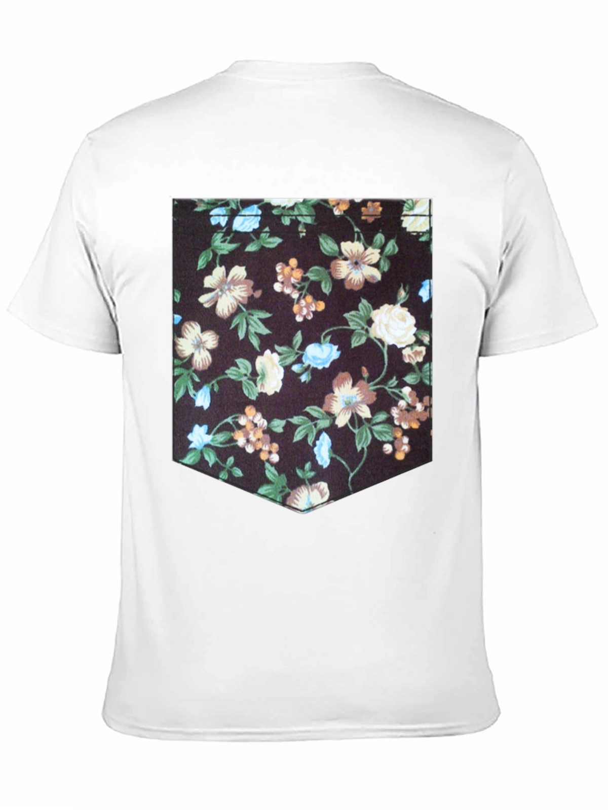 Floral Pocket Print T-Shirt