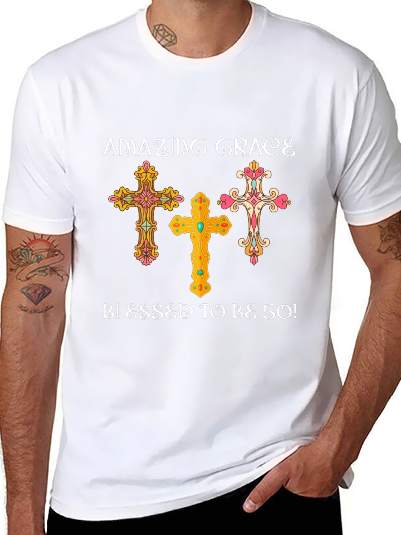 Amazing Grace Blessed to be 50! T-Shirt