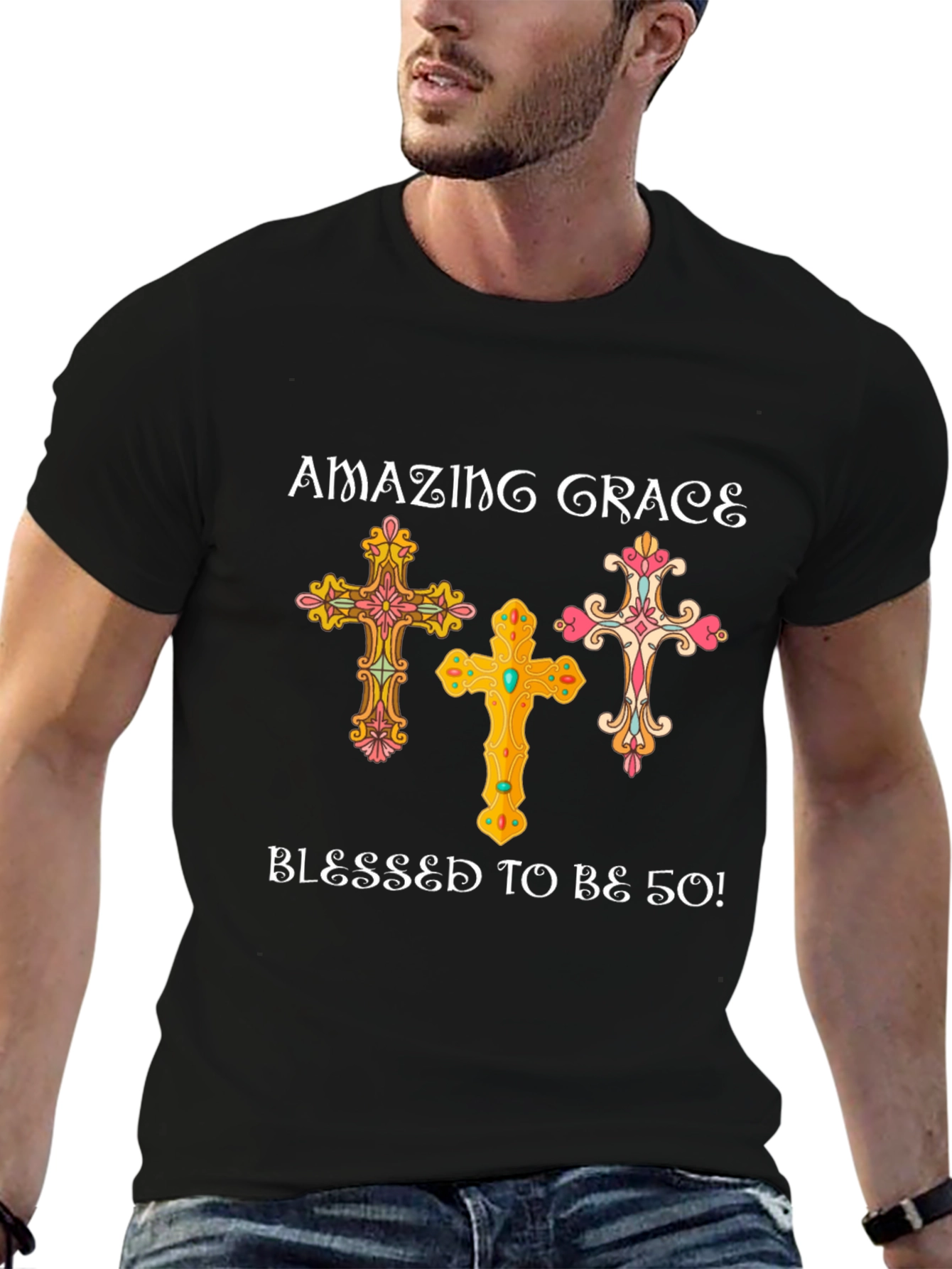 Amazing Grace Blessed to be 50! T-Shirt