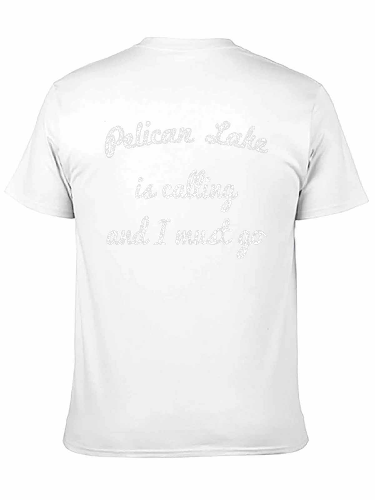 Pelican Lake Calling Black T-Shirt