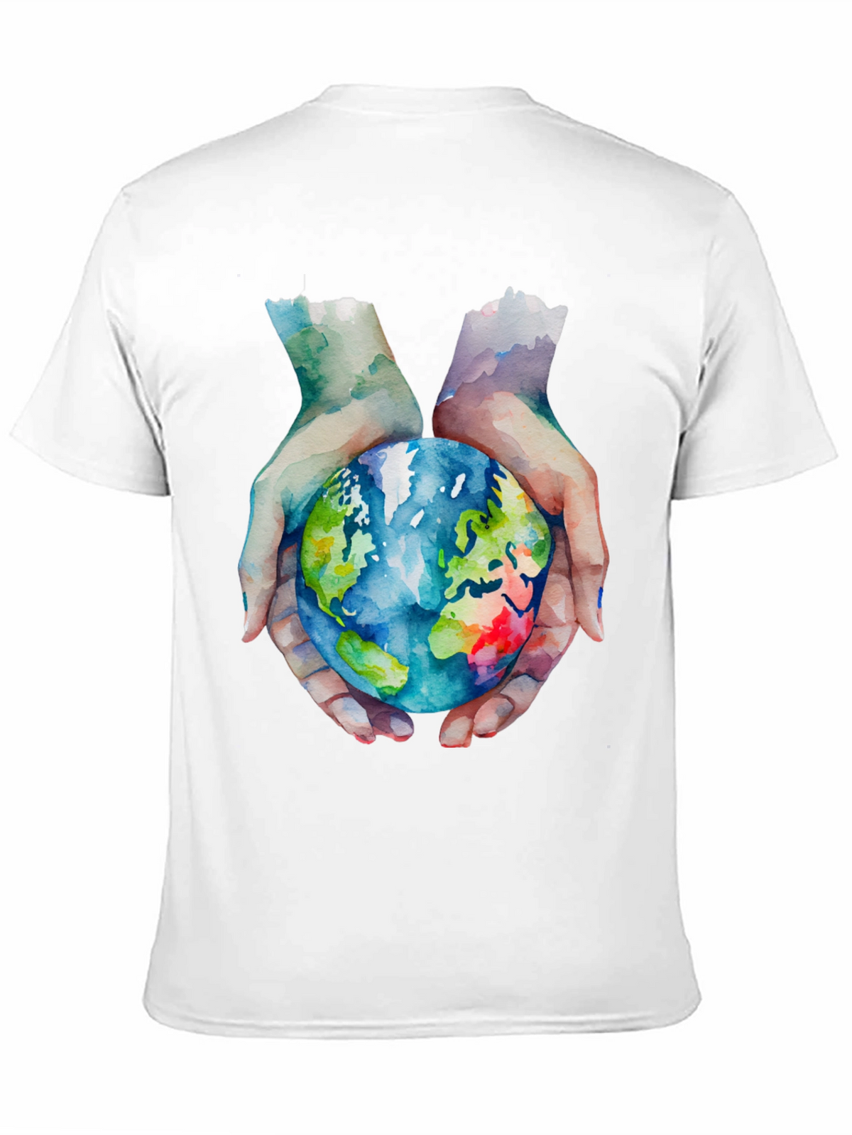 Earth in Hand Graphic T-Shirt