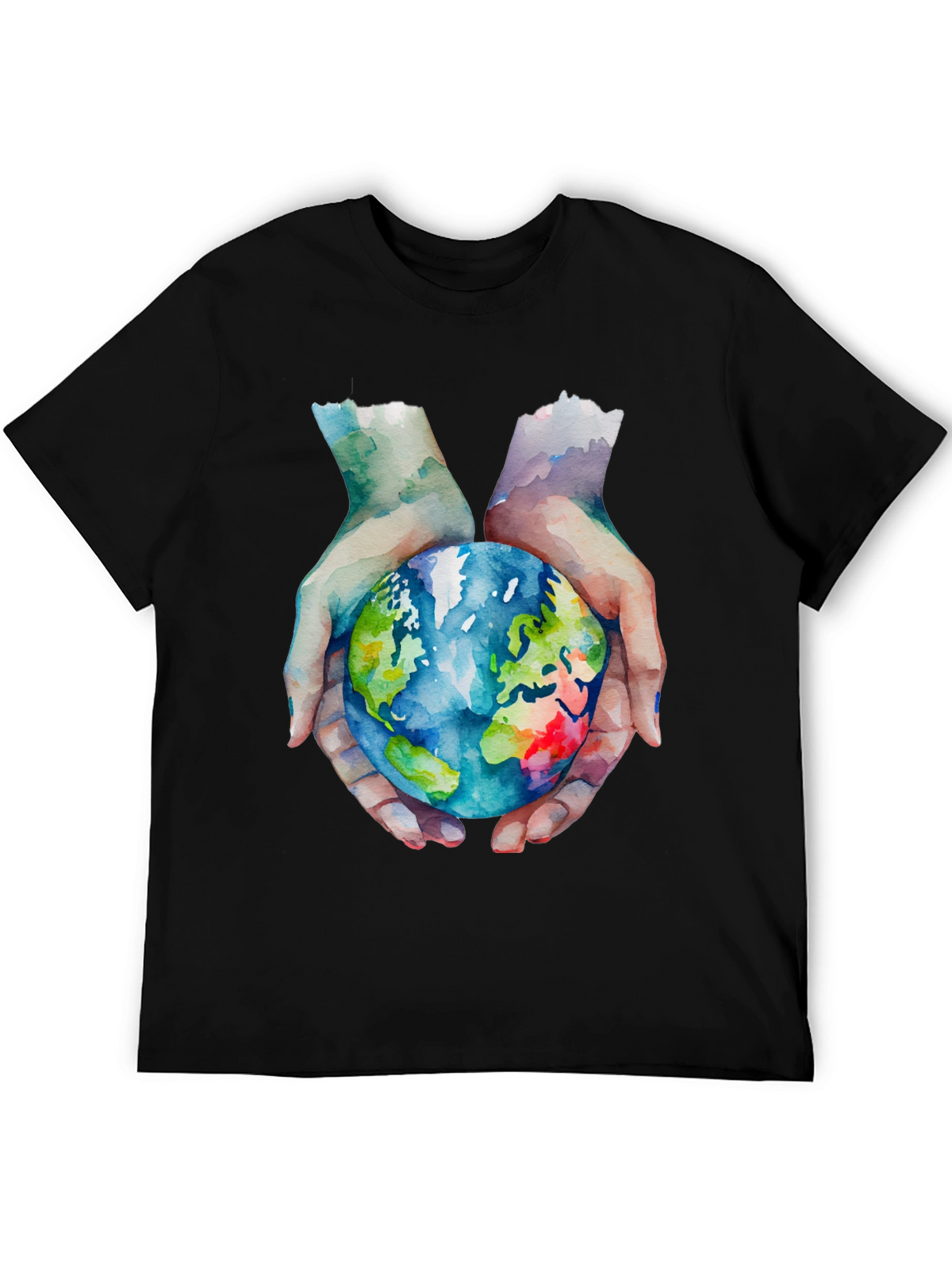 Earth in Hand Graphic T-Shirt