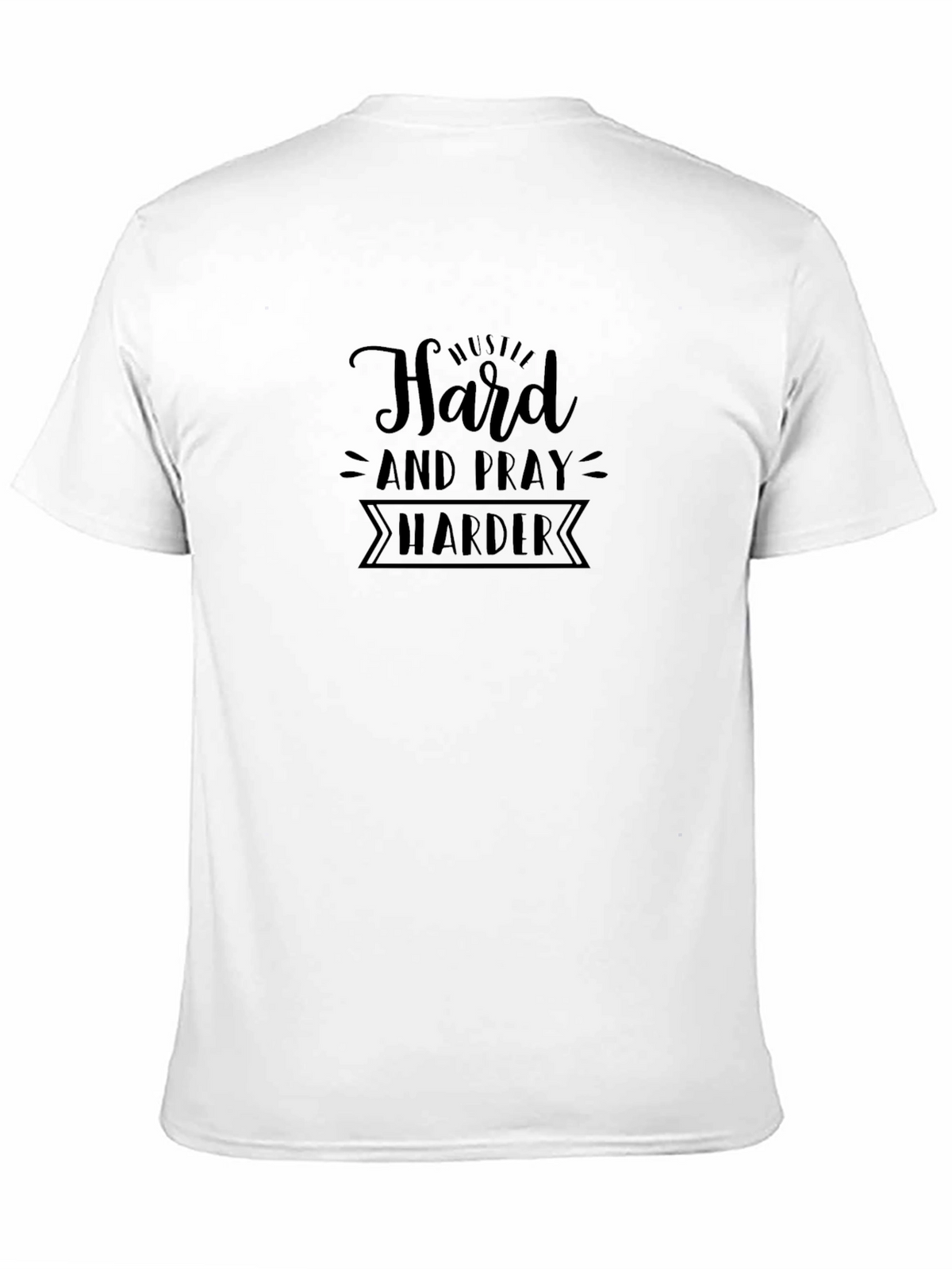 Hustle Harder Black Tee