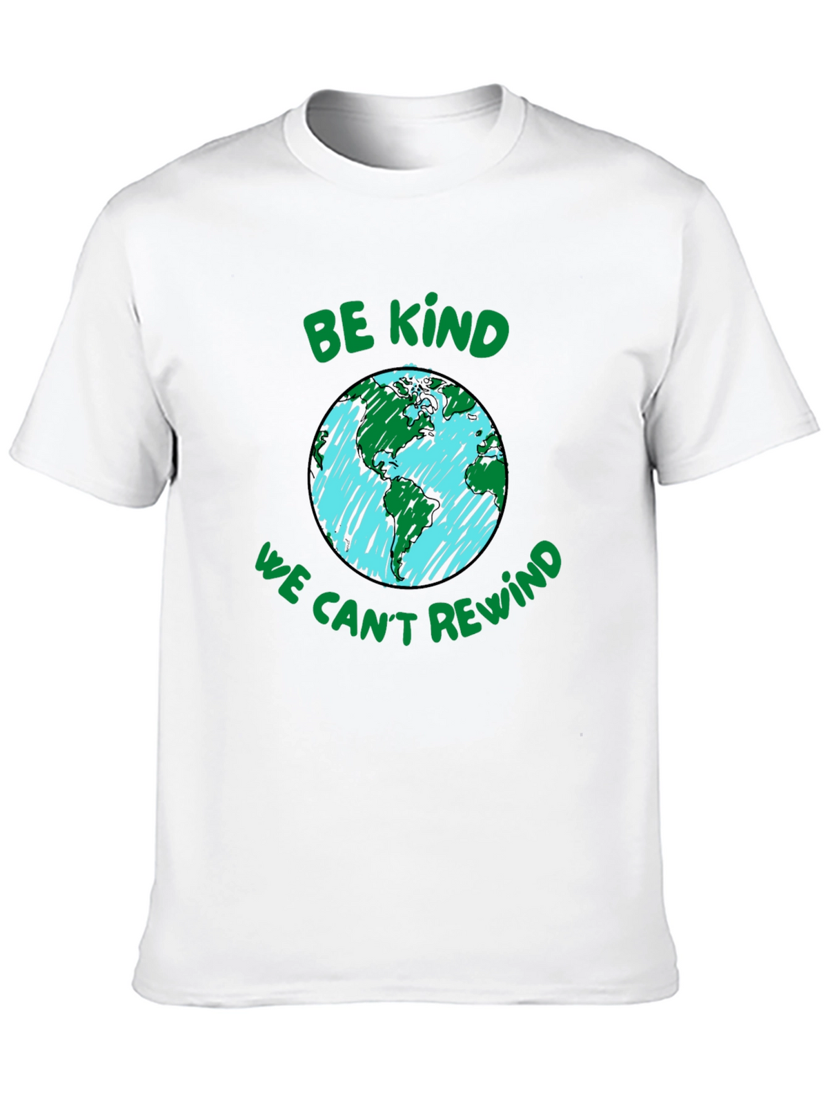 Eco-Friendly Graphic Tee: Be Kind Protect Our Planet